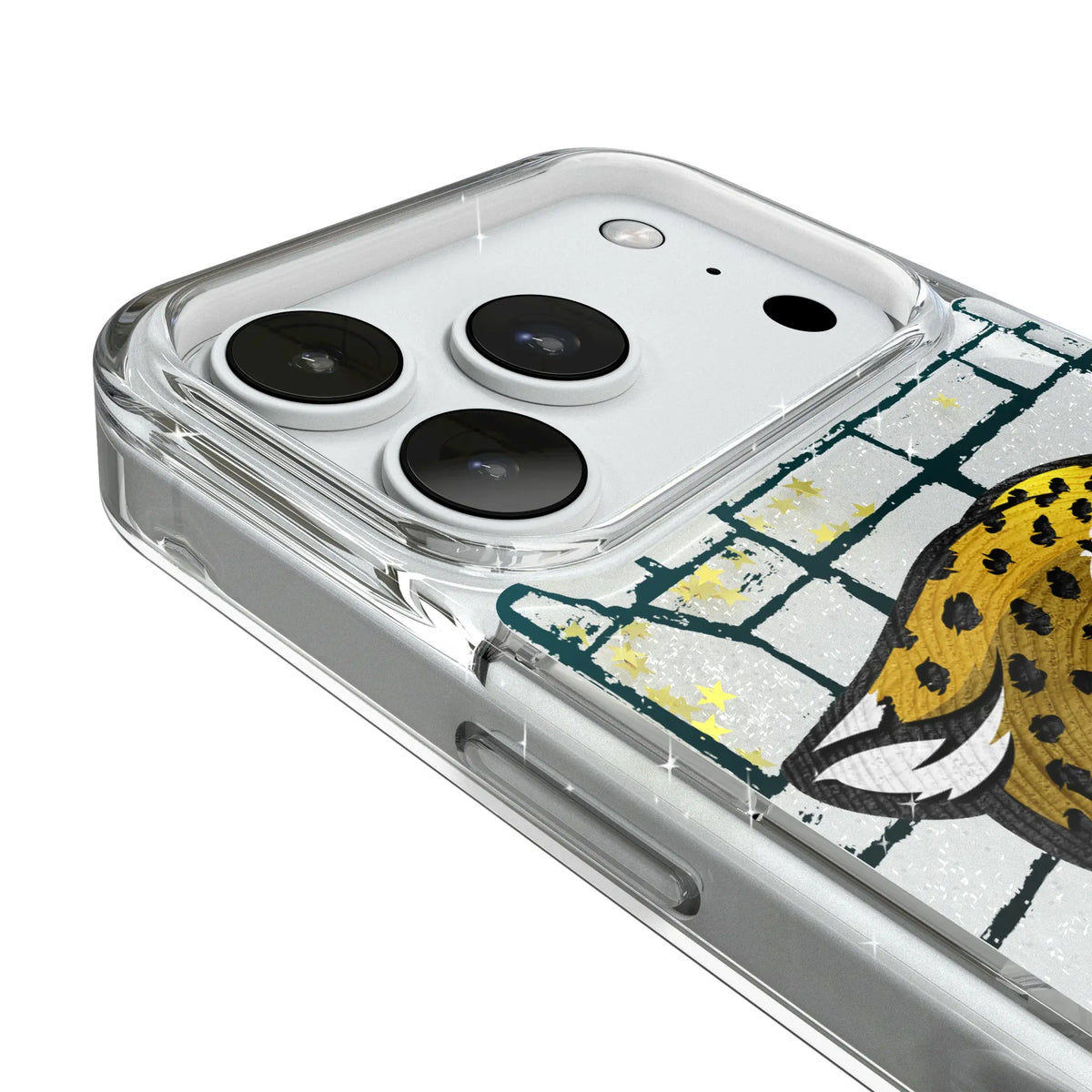 Jacksonville Jaguars Brick iPhone Glitter Phone Case for Apple iPhone - Detail#Device_iPhone 18 Pro
