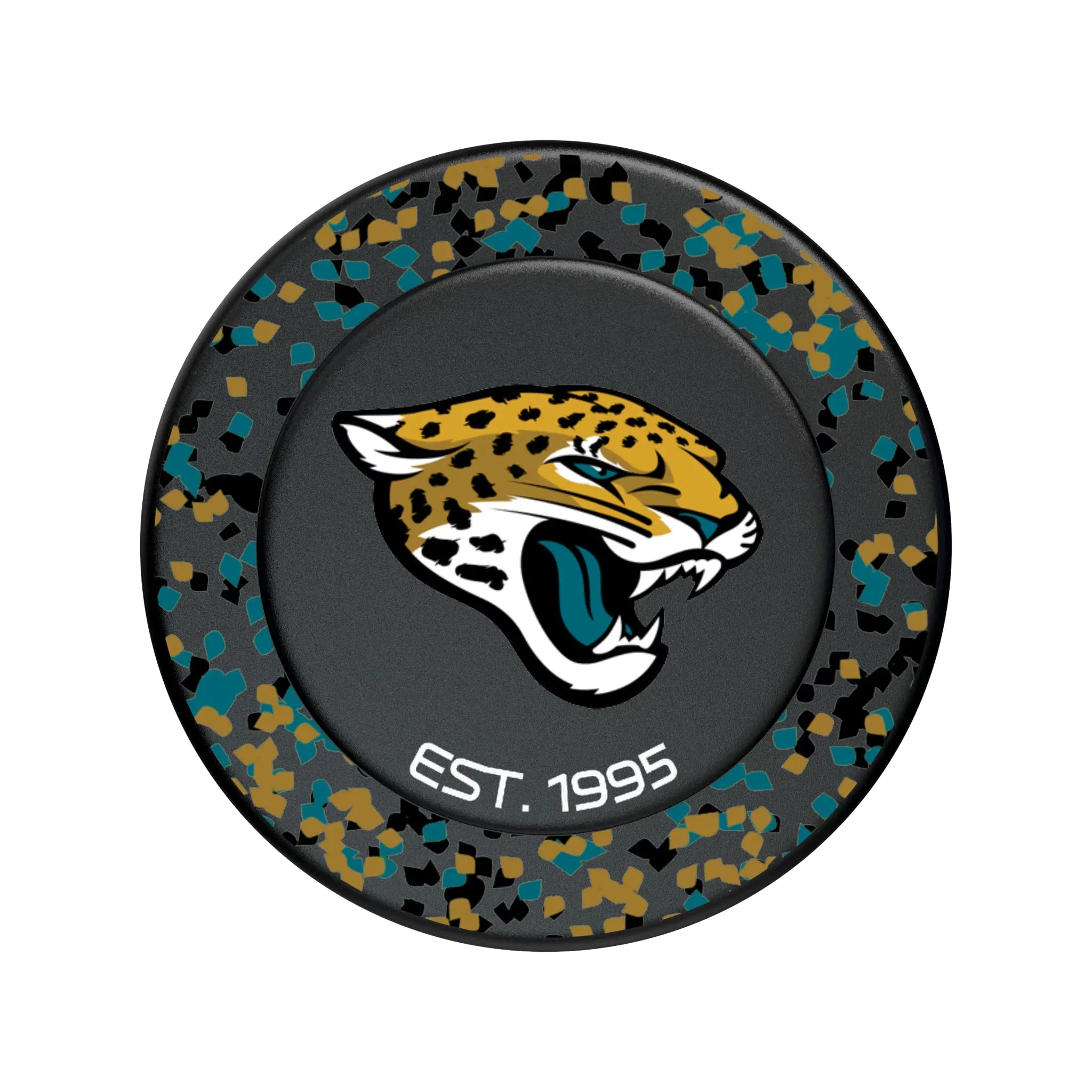 Jacksonville Jaguars Confetti Popsockets Round Magnetic