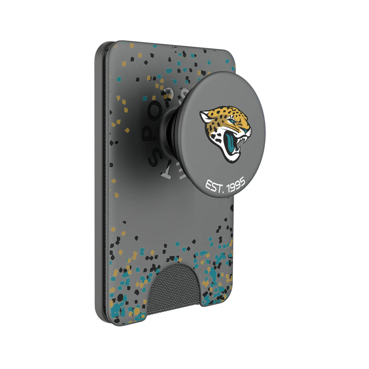 Jacksonville Jaguars Confetti Popsockets Wallet Magnetic