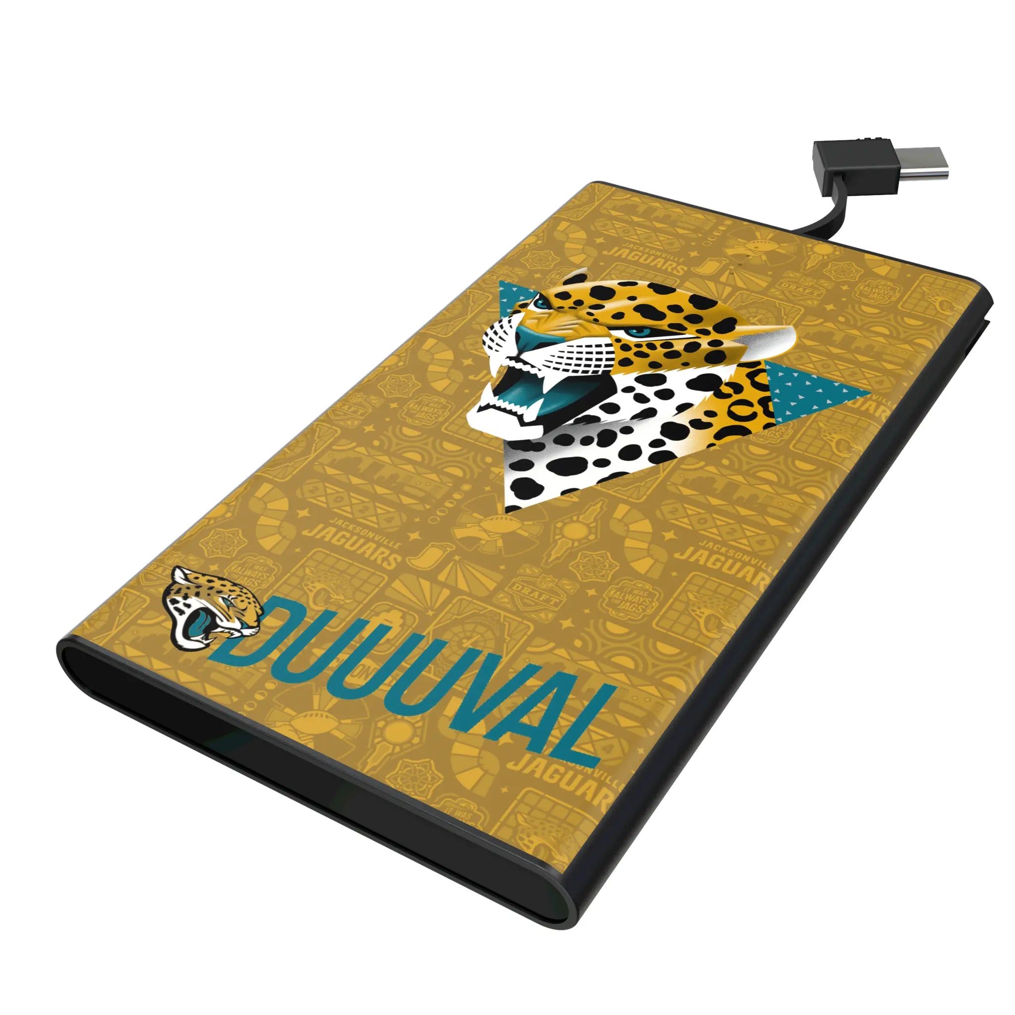 Jacksonville Jaguars Deco 5000mAh Flat Power Bank
