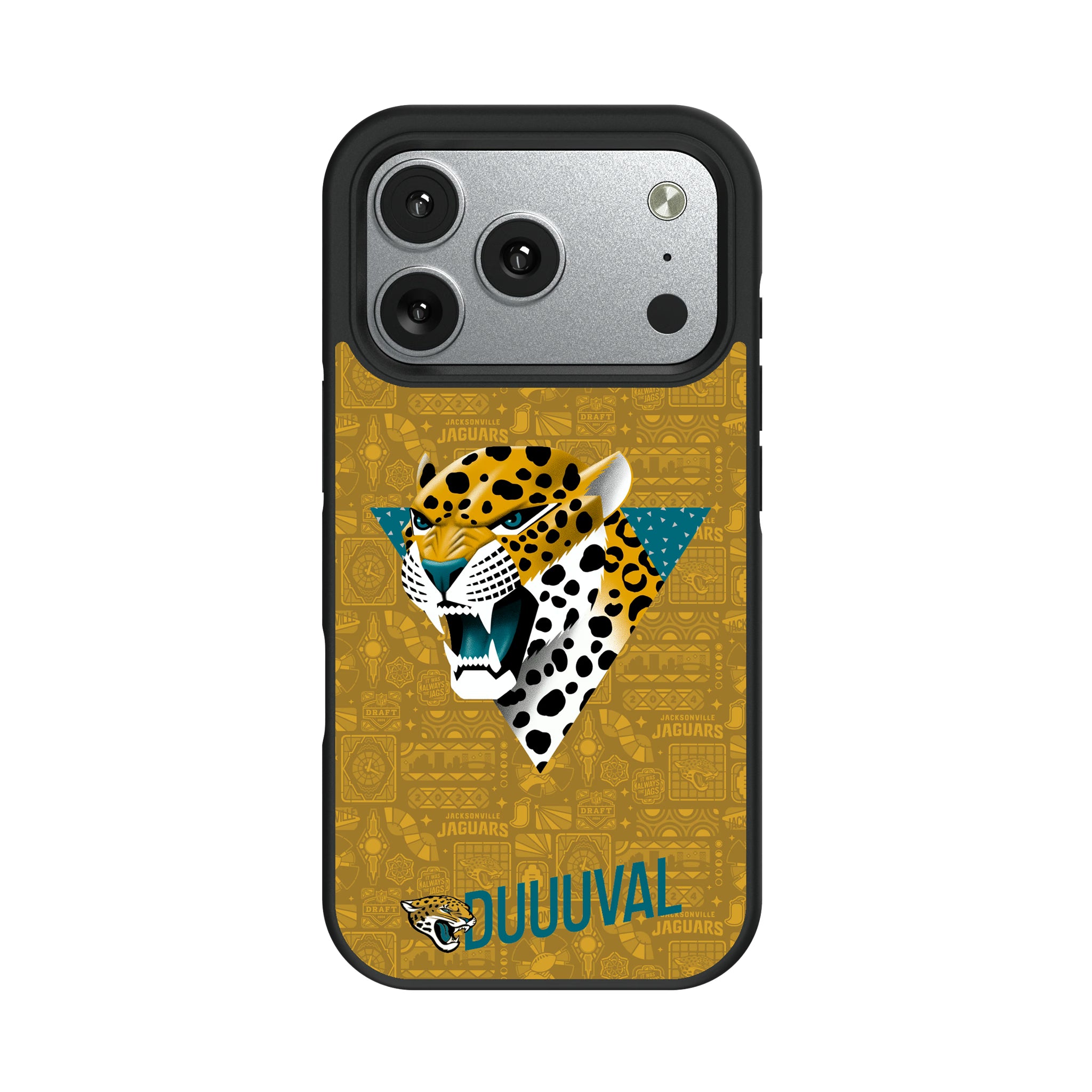 Jacksonville Jaguars Deco iPhone Bump Phone Case for Apple iPhone#Device_iPhone 17 Pro