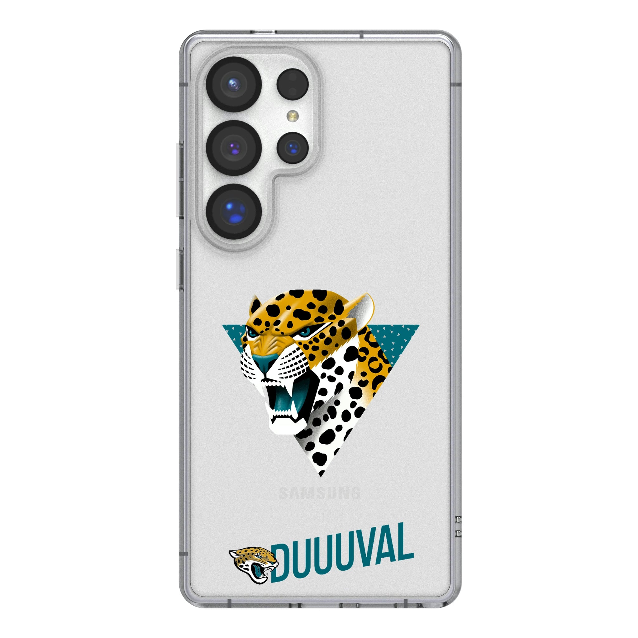 Jacksonville Jaguars Deco Galaxy Clear Phone Case for Samsung Galaxy