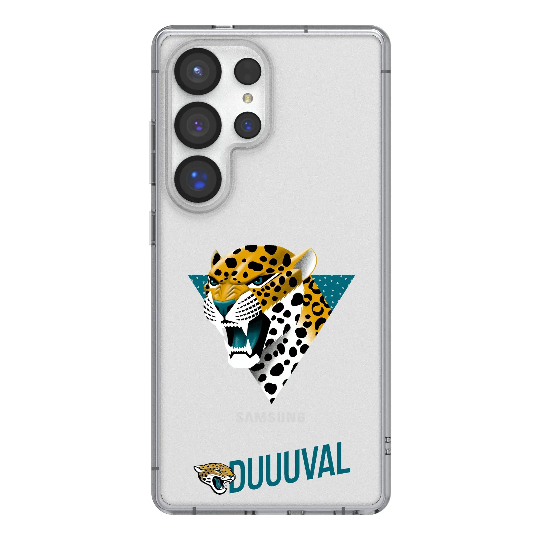 Jacksonville Jaguars Deco Galaxy Clear Phone Case for Samsung Galaxy#Device_Galaxy S25 Ultra