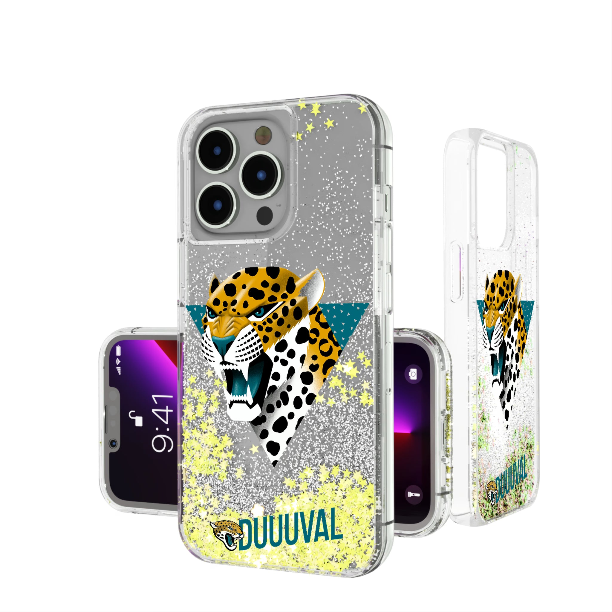Jacksonville Jaguars Deco iPhone Glitter Phone Case for Apple iPhone