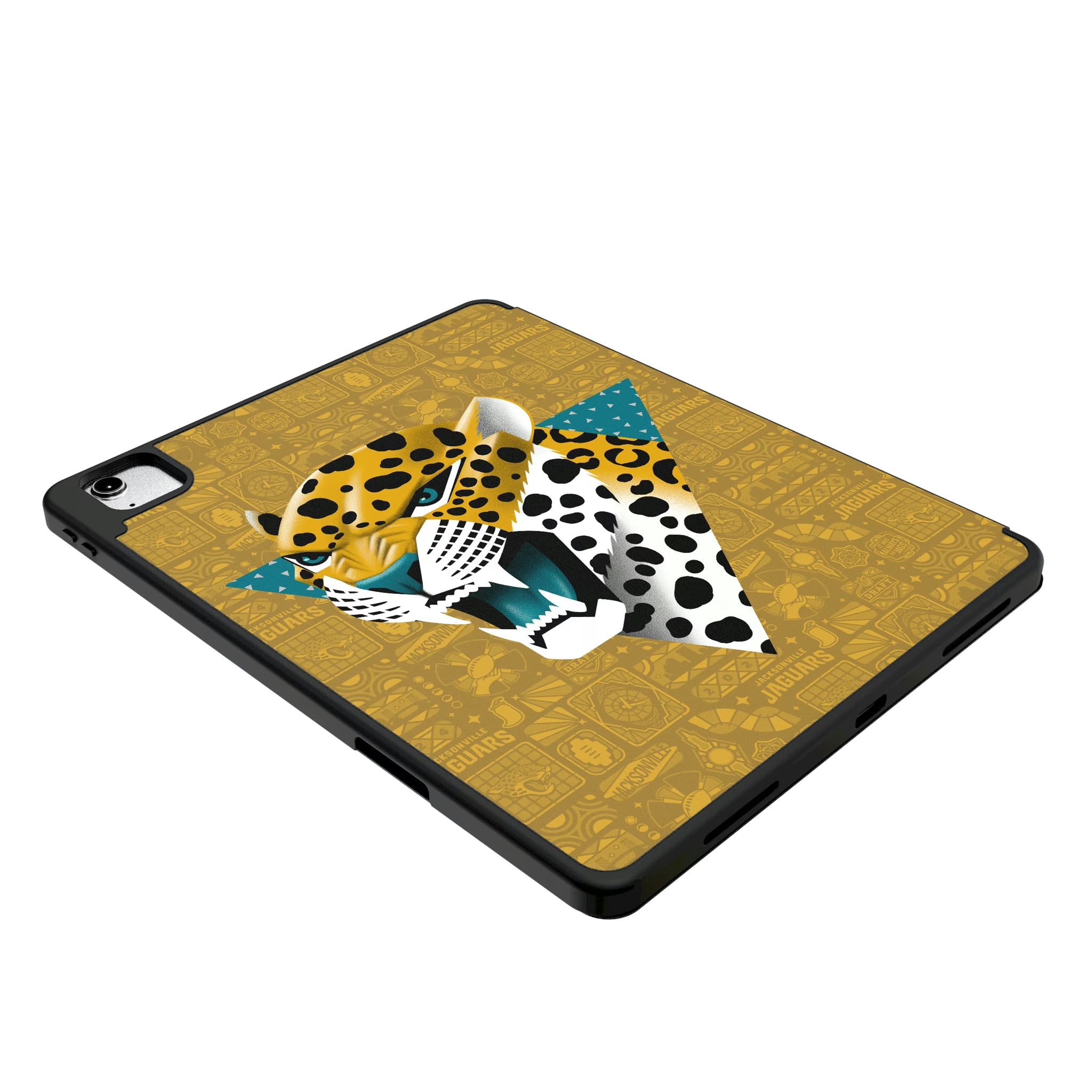 Jacksonville Jaguars Deco iPad Tablet Case for Apple iPad - Isometric View