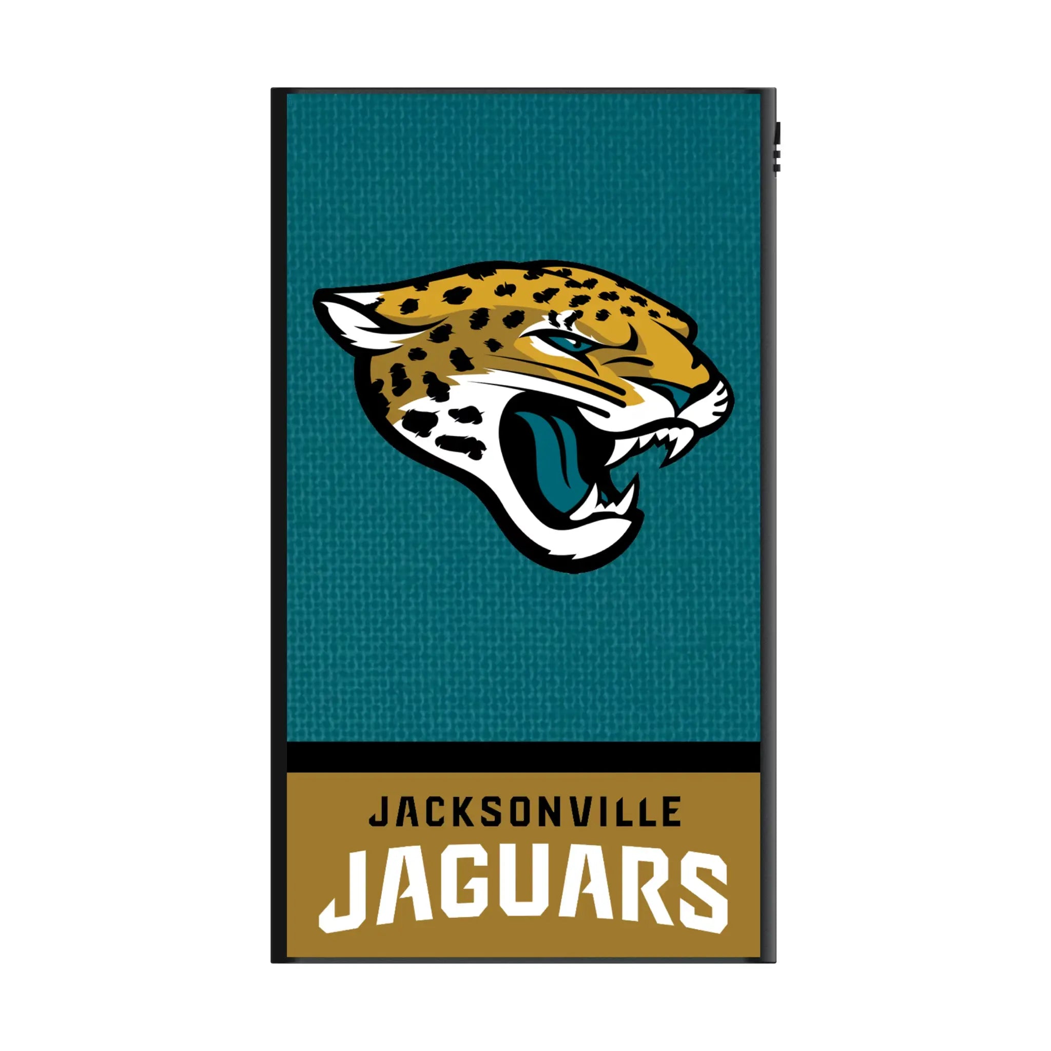 Jacksonville Jaguars Endzone Solid 5000mAh Flat Power Bank