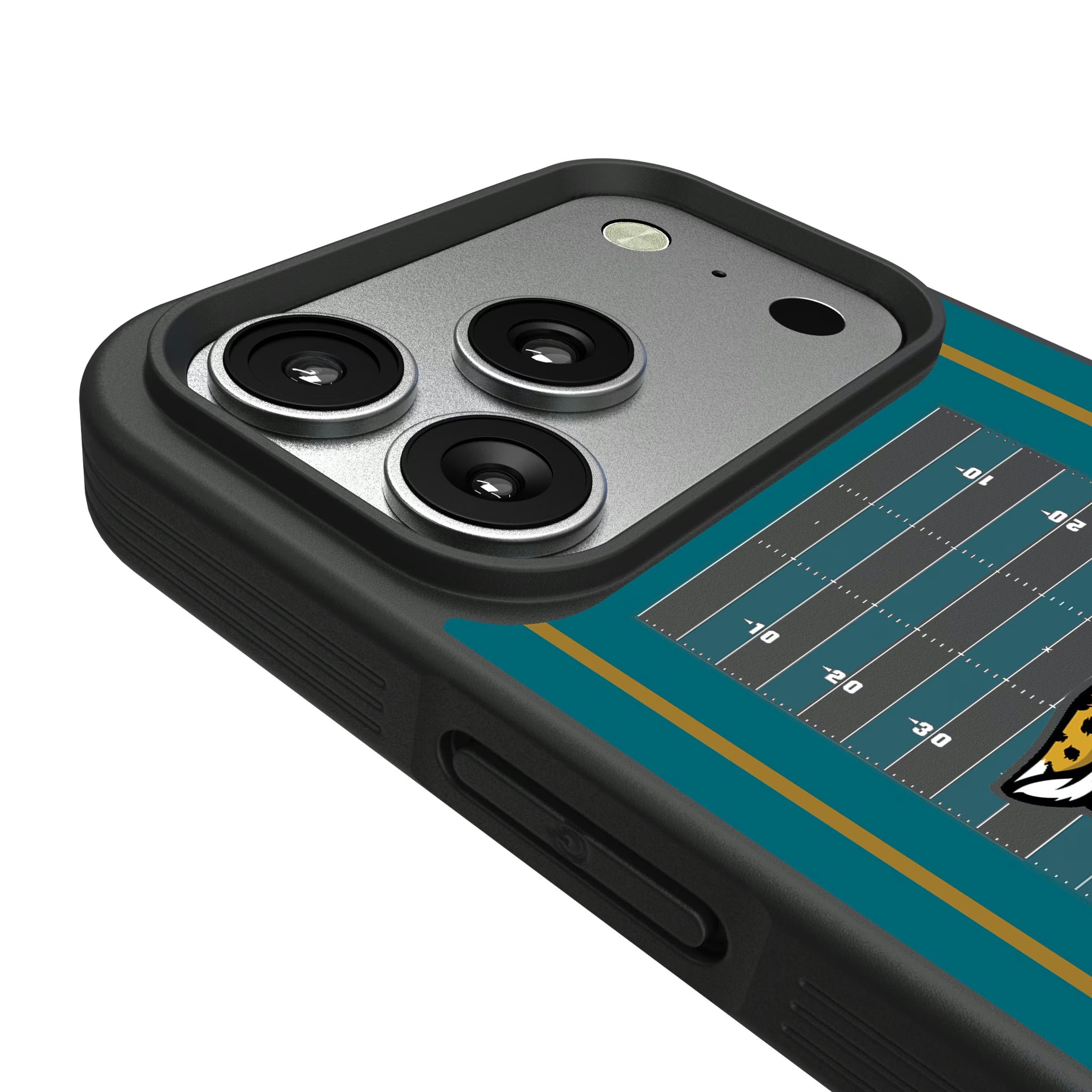 Jacksonville Jaguars Field iPhone Bump Phone Case for Apple iPhone - Detail#Device_iPhone 17 Pro