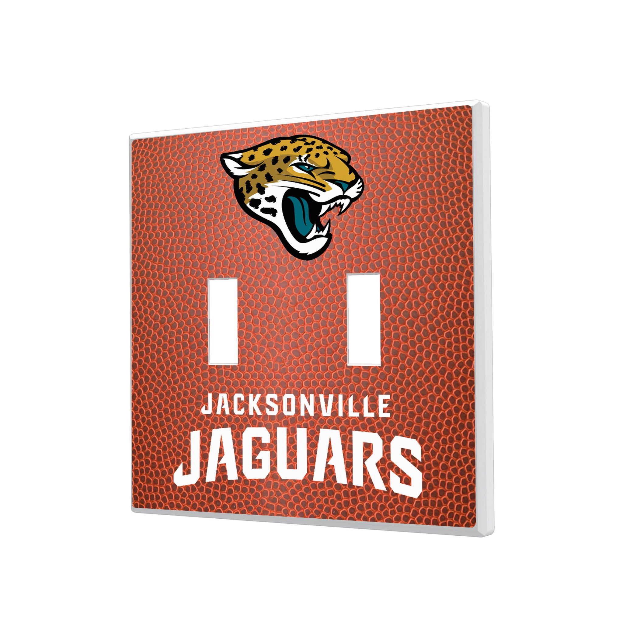 Jacksonville Jaguars Football Hidden-Screw Light Switch Plate#Style_Double Toggle