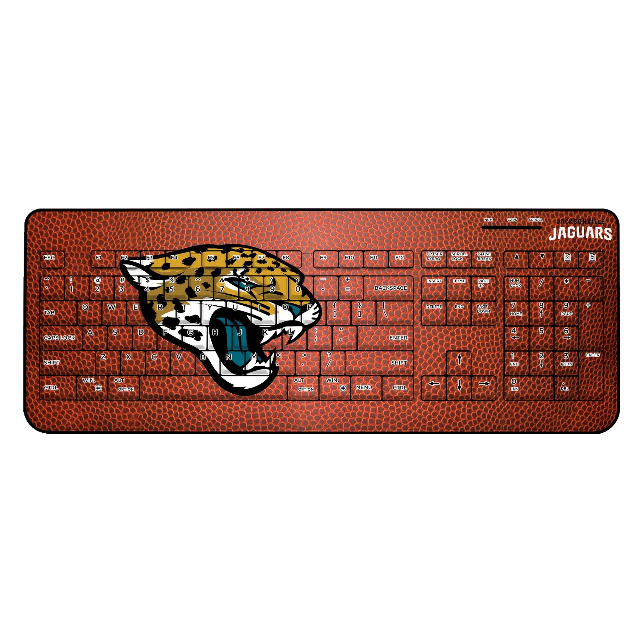 Jacksonville Jaguars Football Wireless USB Keyboard