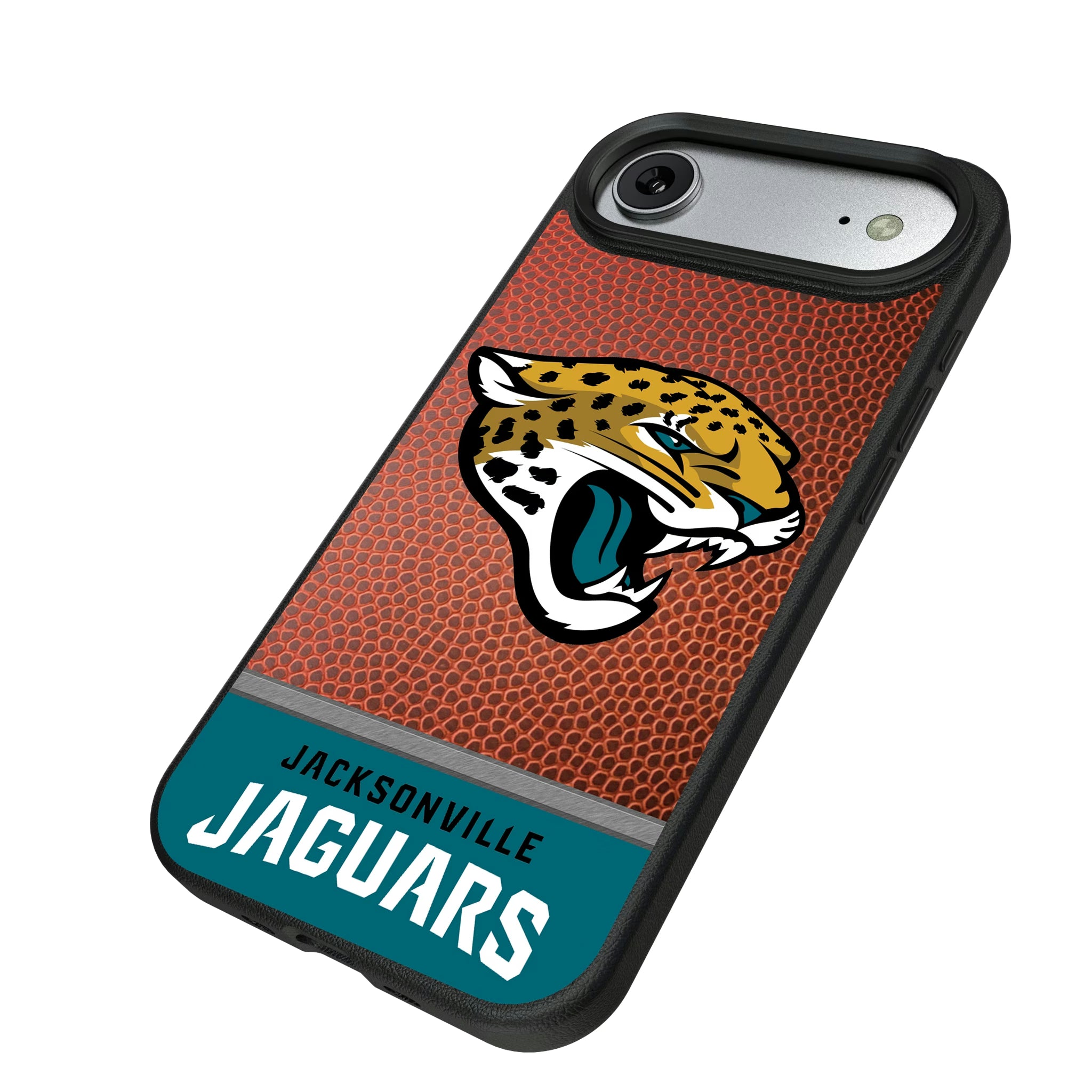 Jacksonville Jaguars Football Wordmark iPhone MagSafe Compatible Phone Case for Apple iPhone - Isometric View#Device_iPhone Air