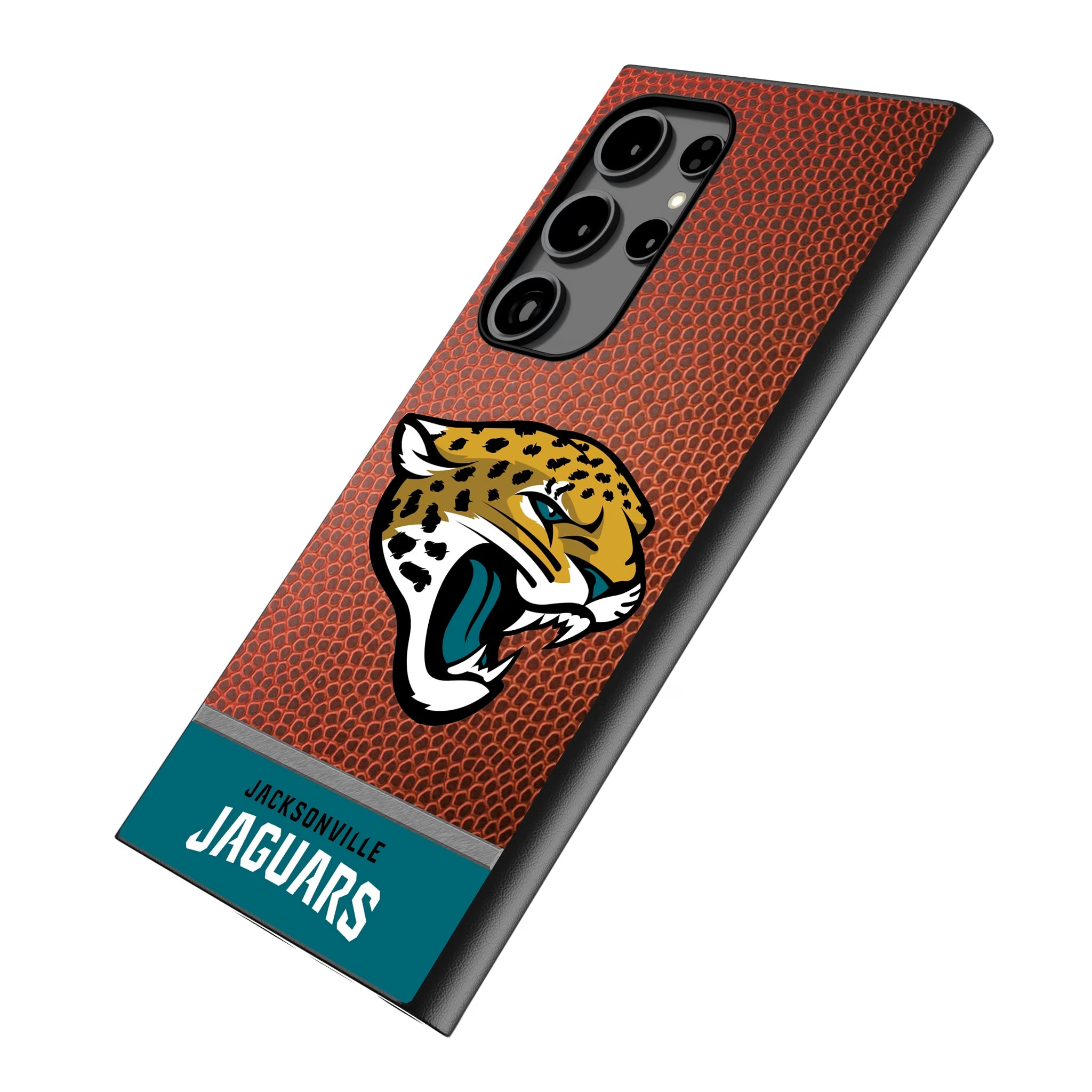 Jacksonville Jaguars Football Wordmark Galaxy MagSafe Compatible Phone Case for Samsung Galaxy - Isometric View