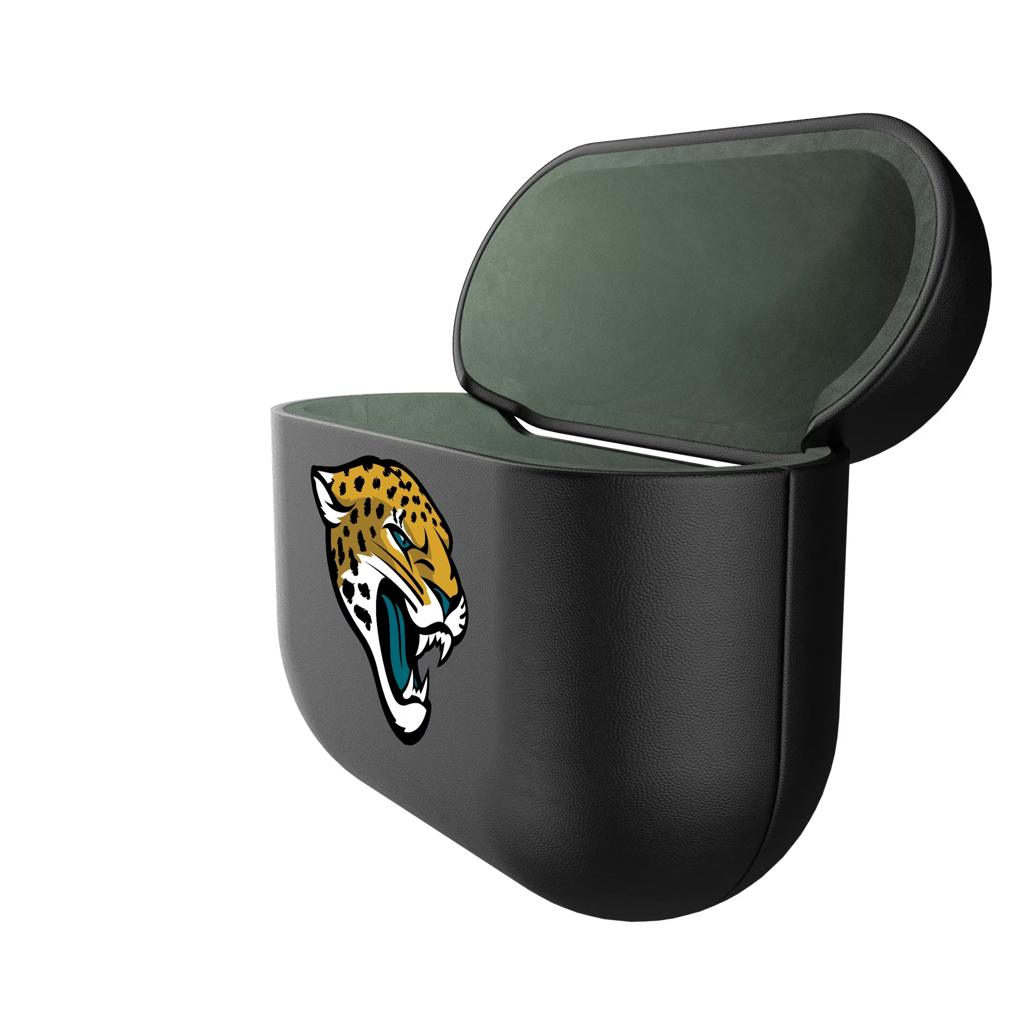 Jacksonville Jaguars Insignia AirPods AirPod Case Cover - Isometric View#Device_AirPods 3rd Gen