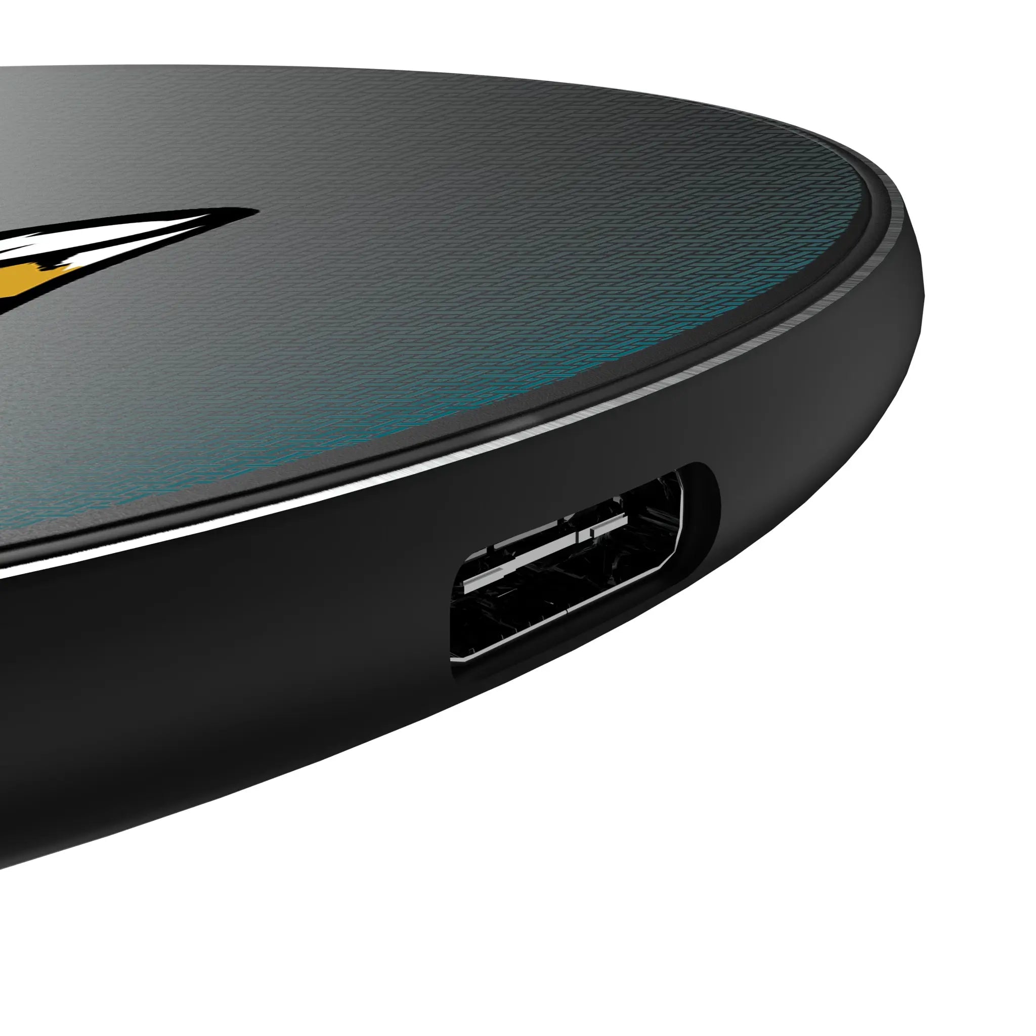 Jacksonville Jaguars Linen 15-Watt Wireless Charger - Detail