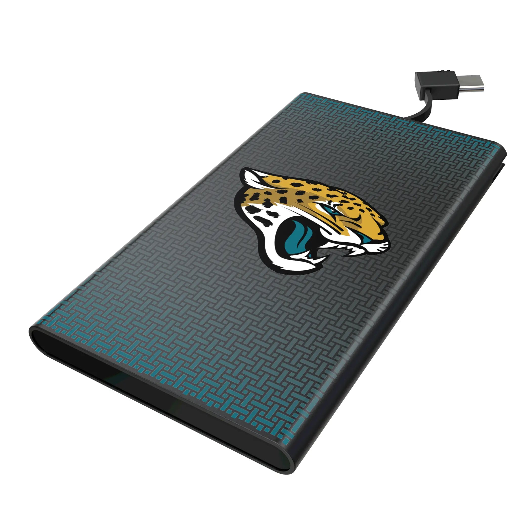 Jacksonville Jaguars Linen 5000mAh Flat Power Bank