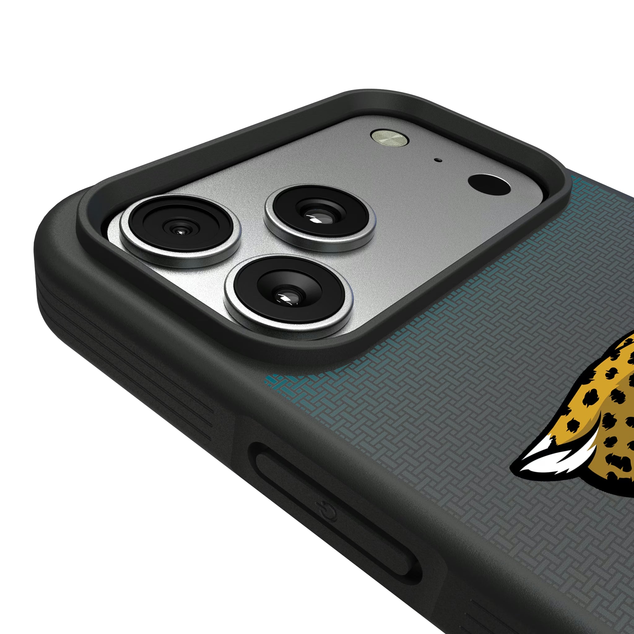 Jacksonville Jaguars Linen iPhone Bump Phone Case for Apple iPhone - Detail#Device_iPhone 17 Pro Max