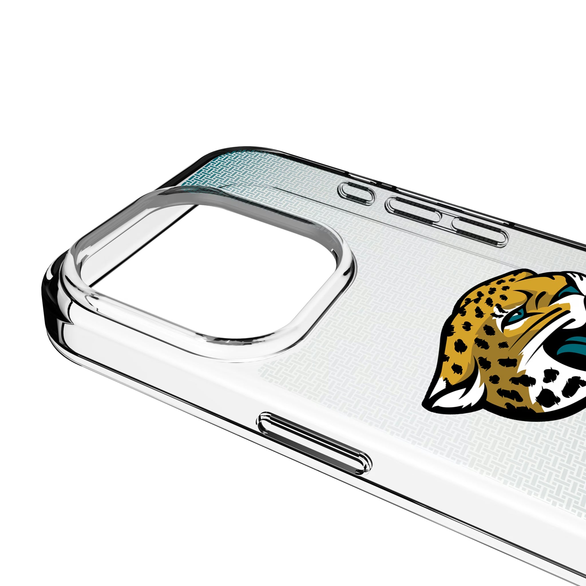 Jacksonville Jaguars Linen iPhone Clear Phone Case for Apple iPhone - Detail