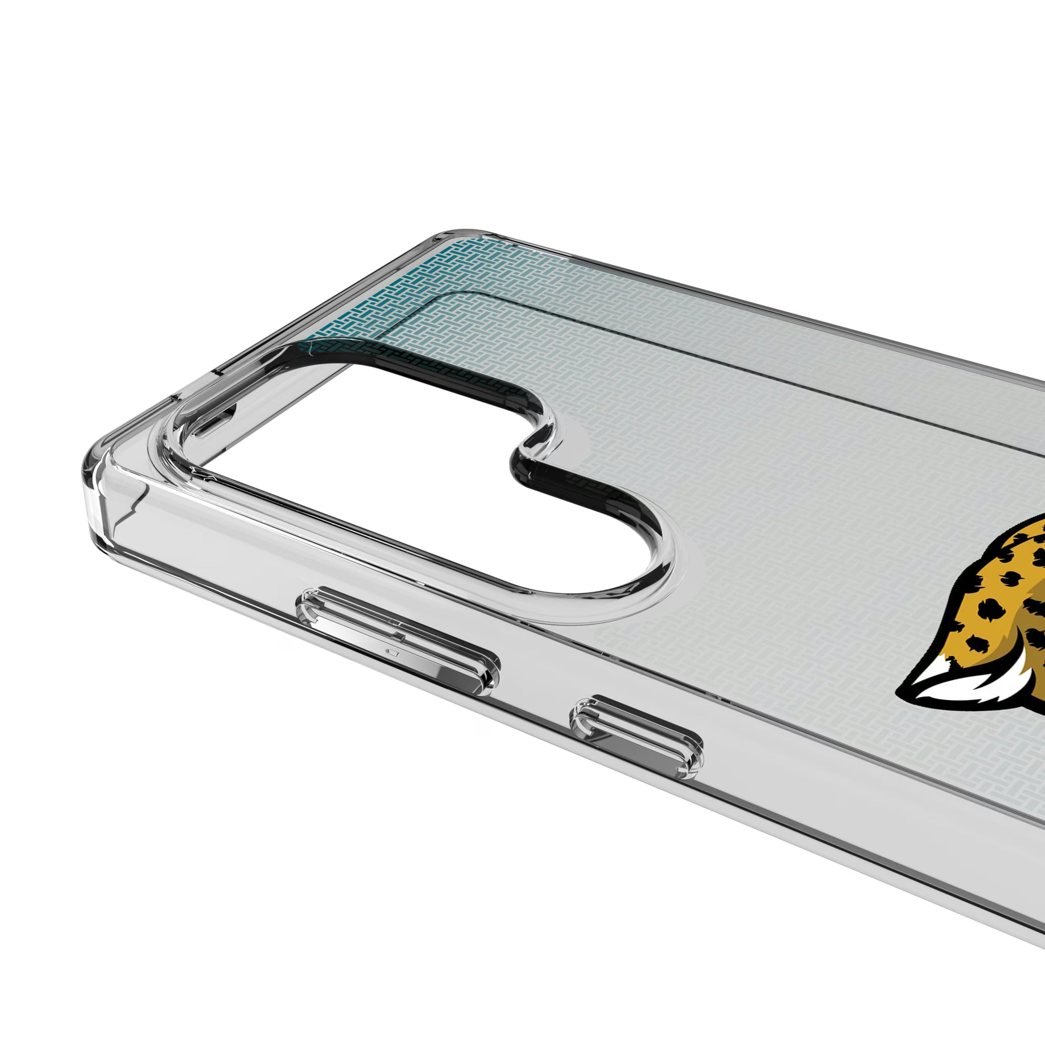 Jacksonville Jaguars Linen Galaxy Clear Phone Case for Samsung Galaxy - Detail