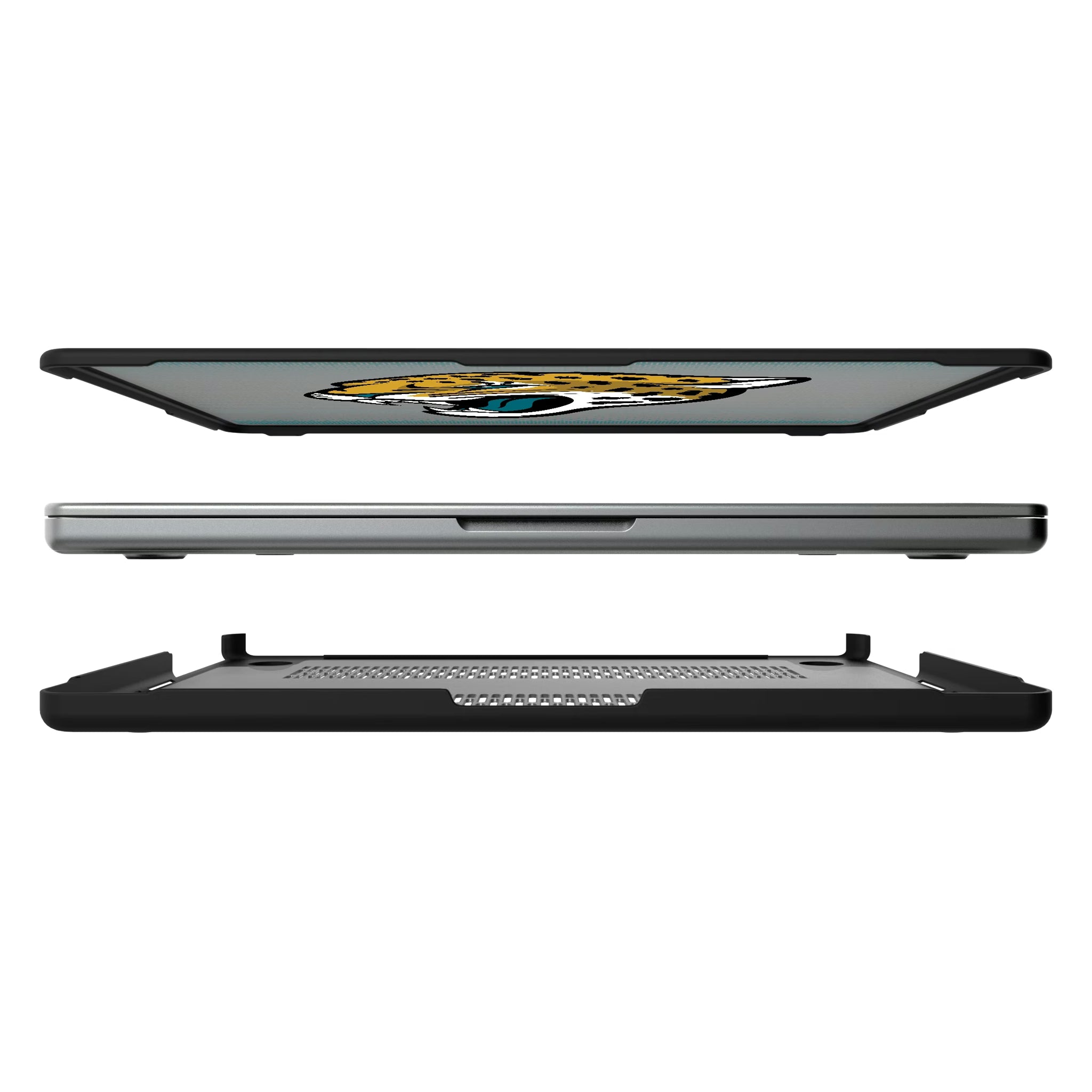 Jacksonville Jaguars Linen MacBook Laptop Case for Apple MacBook#Device_MacBook Pro (14-inch, 2021) / MacBook Pro (14-inch, 2023) / MacBook Pro (14-inch, 2024)
