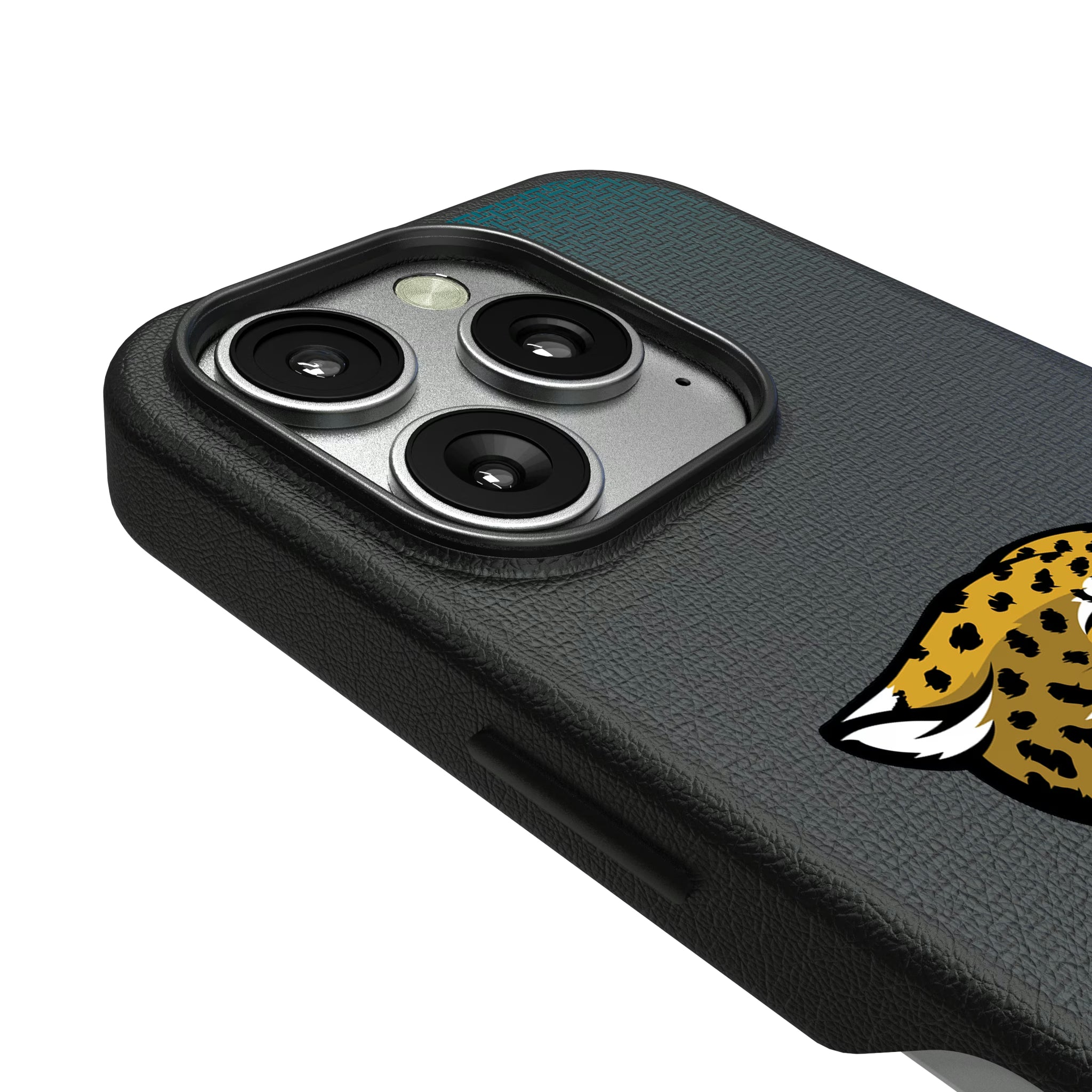 Jacksonville Jaguars Linen iPhone MagSafe Compatible Phone Case for Apple iPhone - Detail