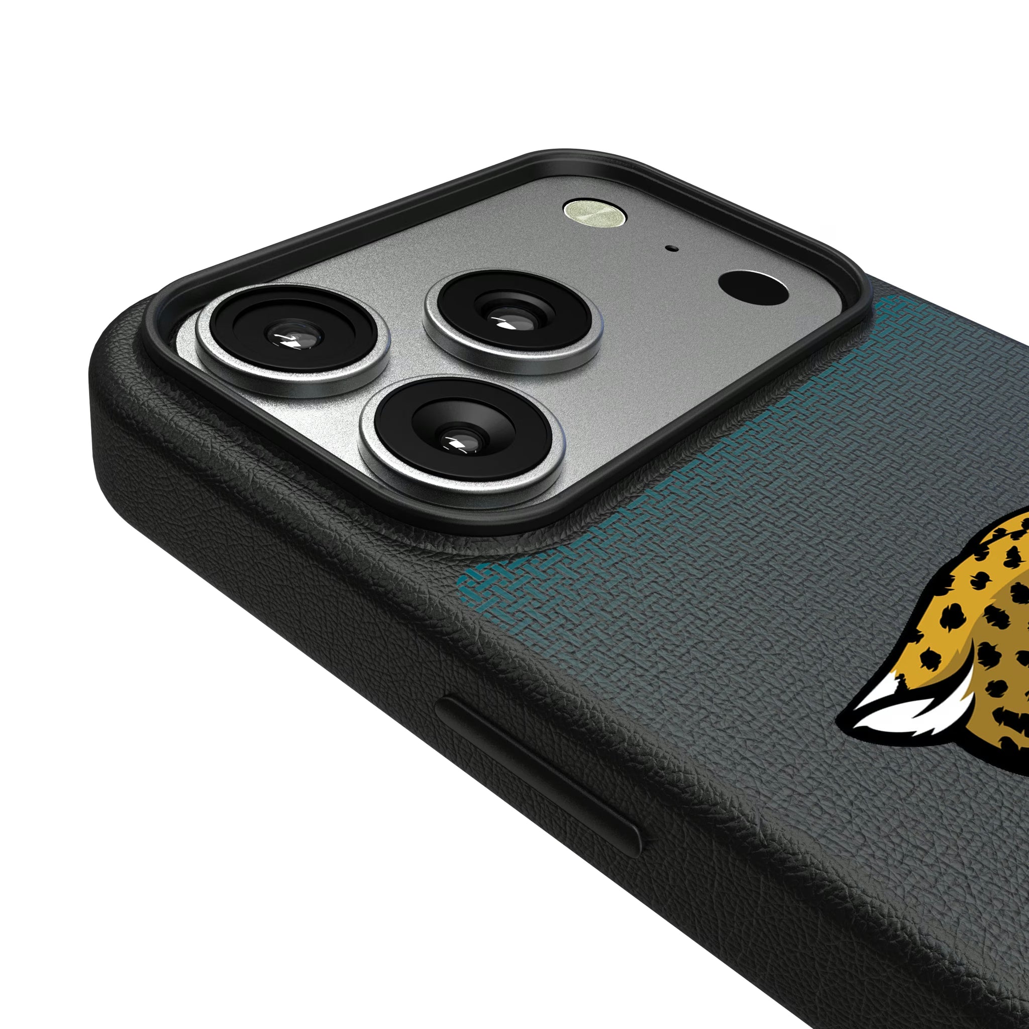 Jacksonville Jaguars Linen iPhone MagSafe Compatible Phone Case for Apple iPhone - Detail#Device_iPhone 17 Pro