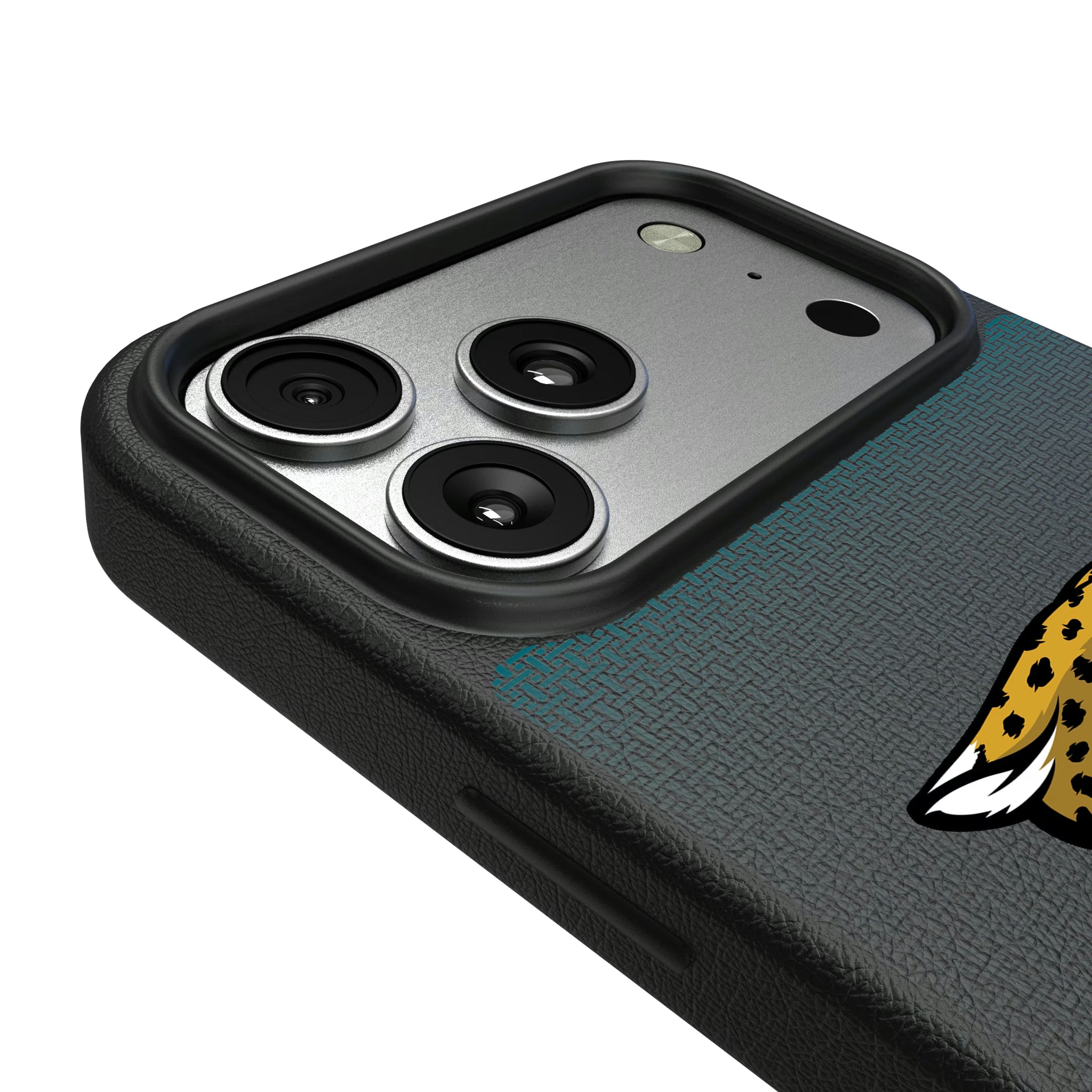 Jacksonville Jaguars Linen iPhone MagSafe Compatible Phone Case for Apple iPhone - Detail#Device_iPhone 17 Pro Max