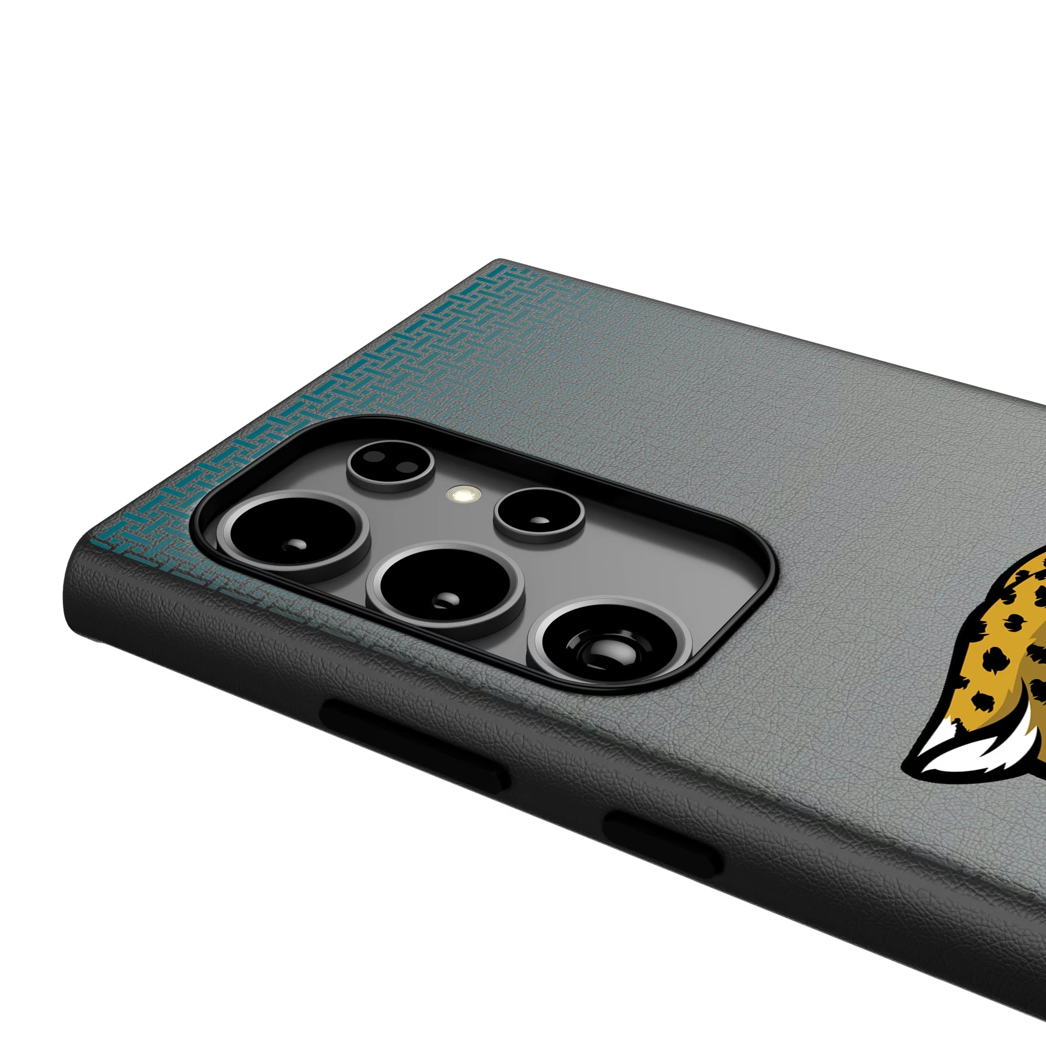 Jacksonville Jaguars Linen Galaxy MagSafe Compatible Phone Case for Samsung Galaxy - Detail
