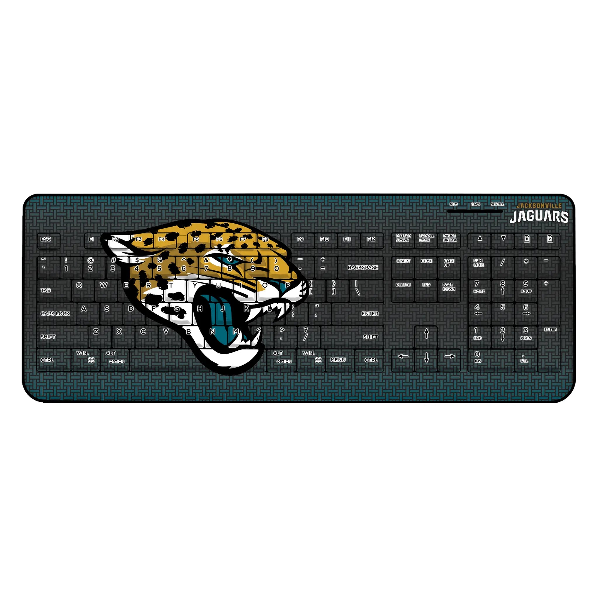 Jacksonville Jaguars Linen Wireless USB Keyboard