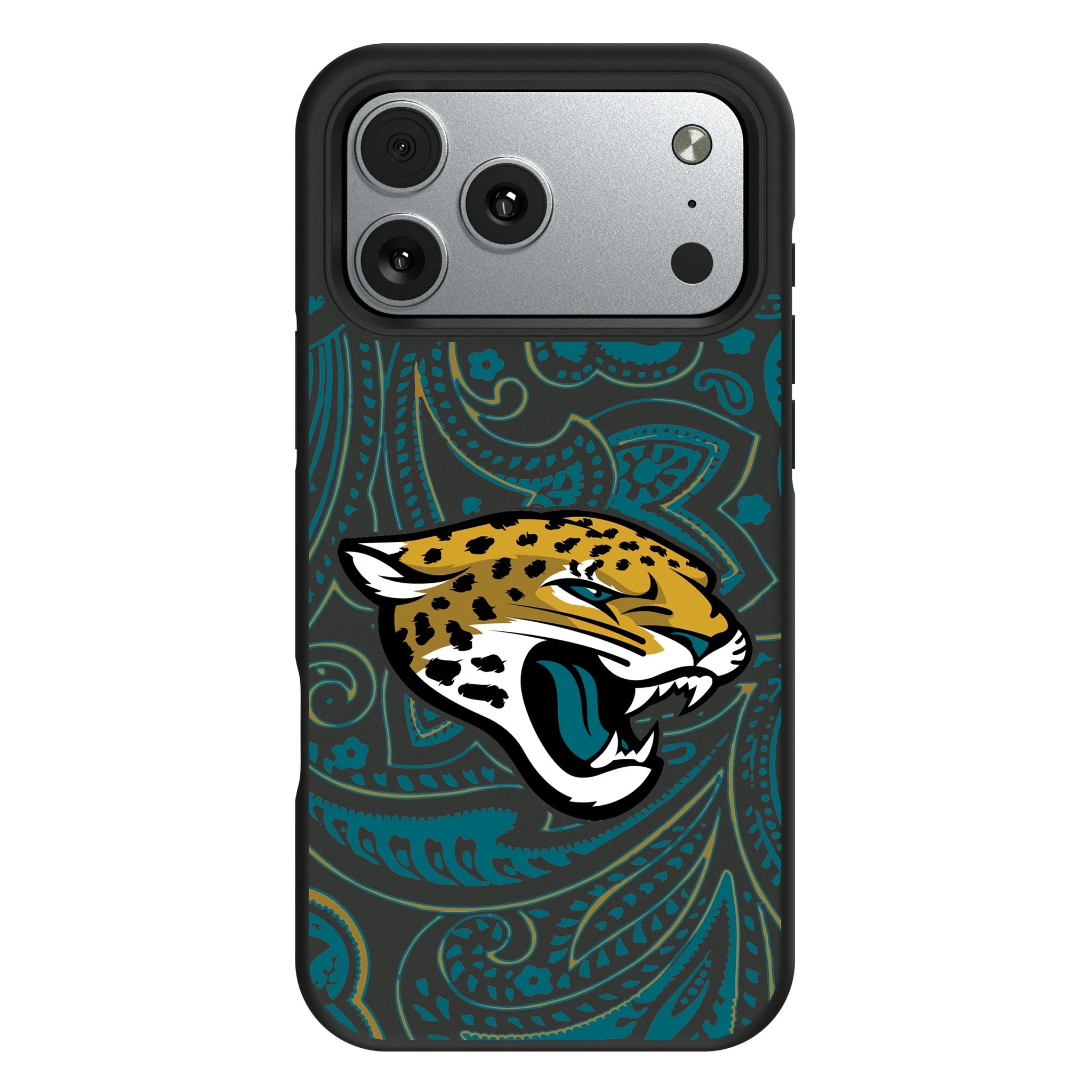 Jacksonville Jaguars Paisley iPhone Bump Phone Case for Apple iPhone#Device_iPhone 17 Pro Max