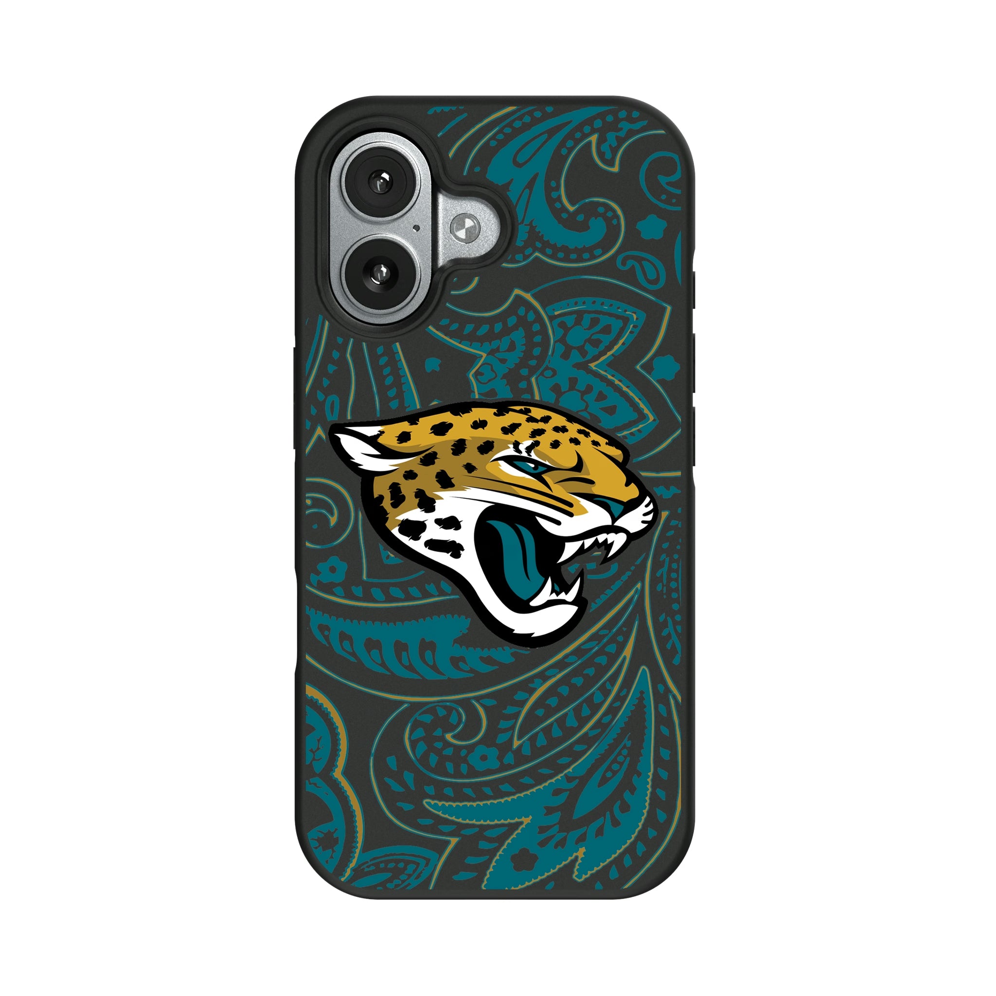 Jacksonville Jaguars Paisley iPhone Bump Phone Case for Apple iPhone#Device_iPhone 17
