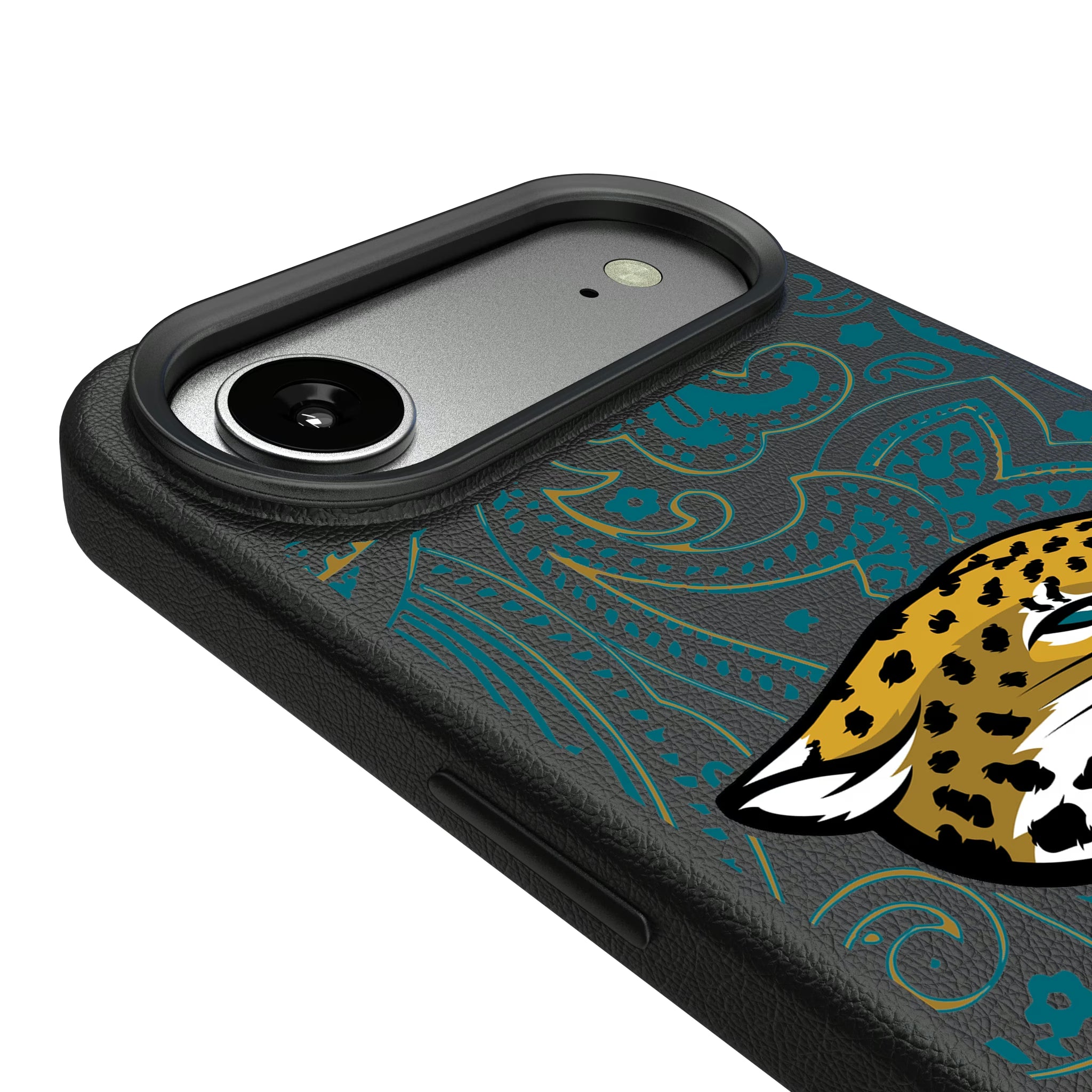 Jacksonville Jaguars Paisley iPhone MagSafe Compatible Phone Case for Apple iPhone - Detail#Device_iPhone Air