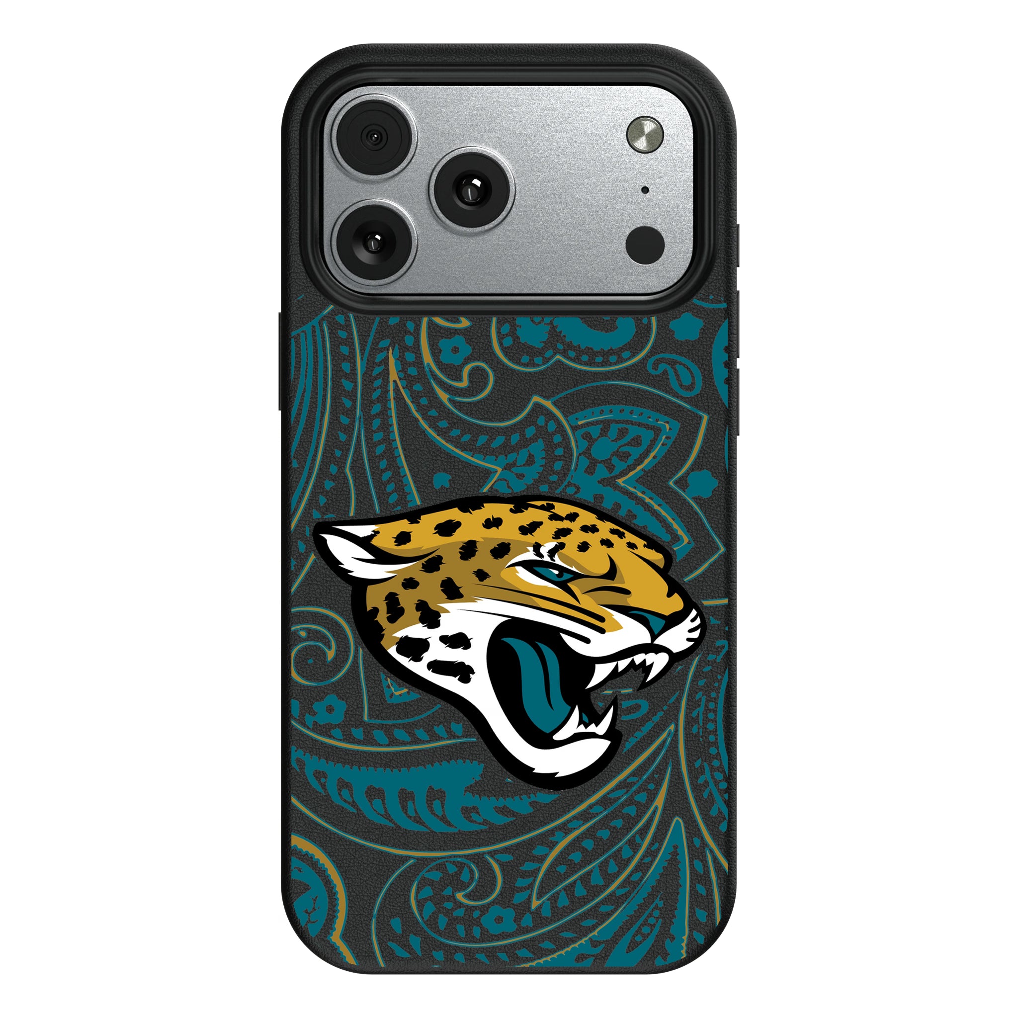 Jacksonville Jaguars Paisley iPhone MagSafe Compatible Phone Case for Apple iPhone#Device_iPhone 17 Pro Max