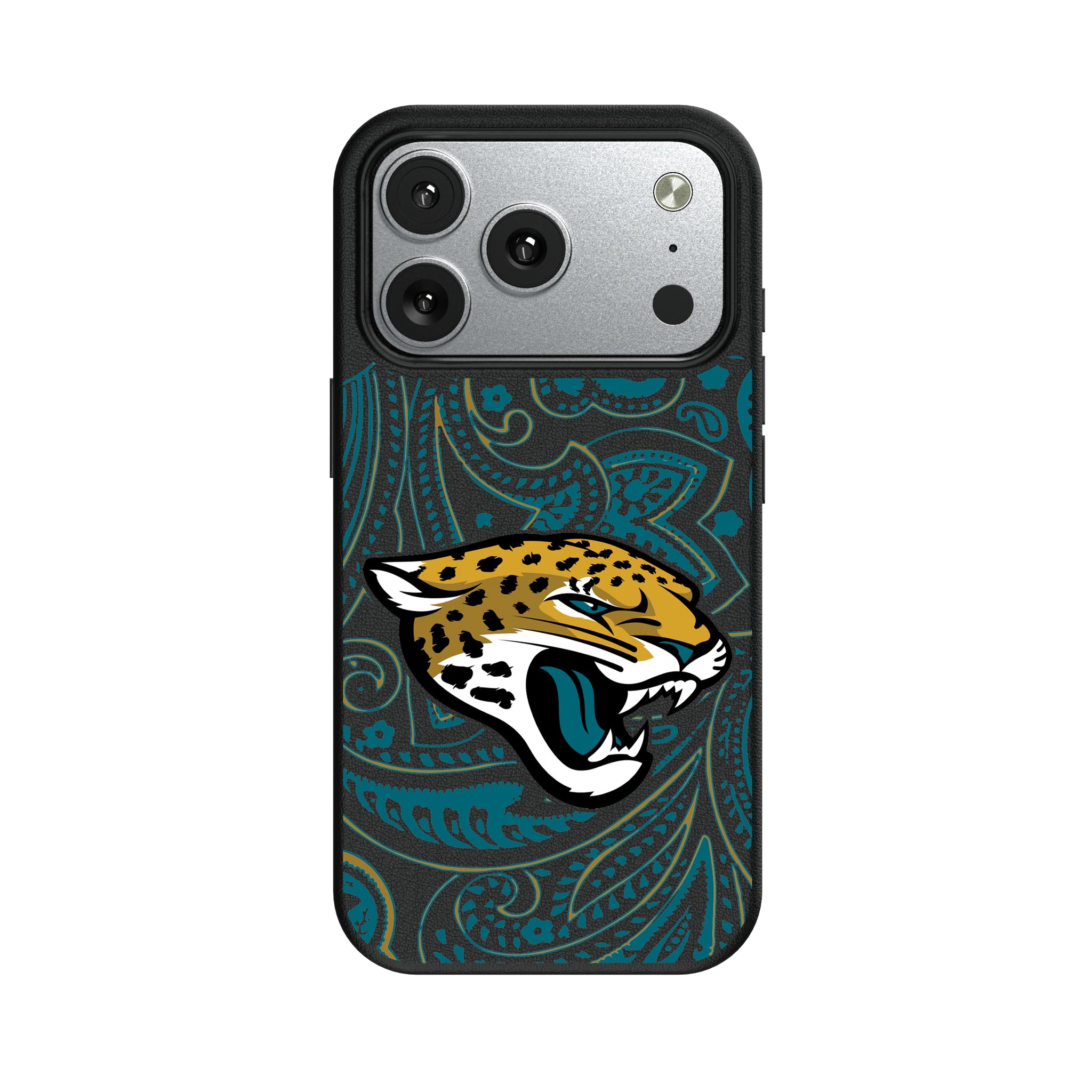 Jacksonville Jaguars Paisley iPhone MagSafe Compatible Phone Case for Apple iPhone#Device_iPhone 17 Pro