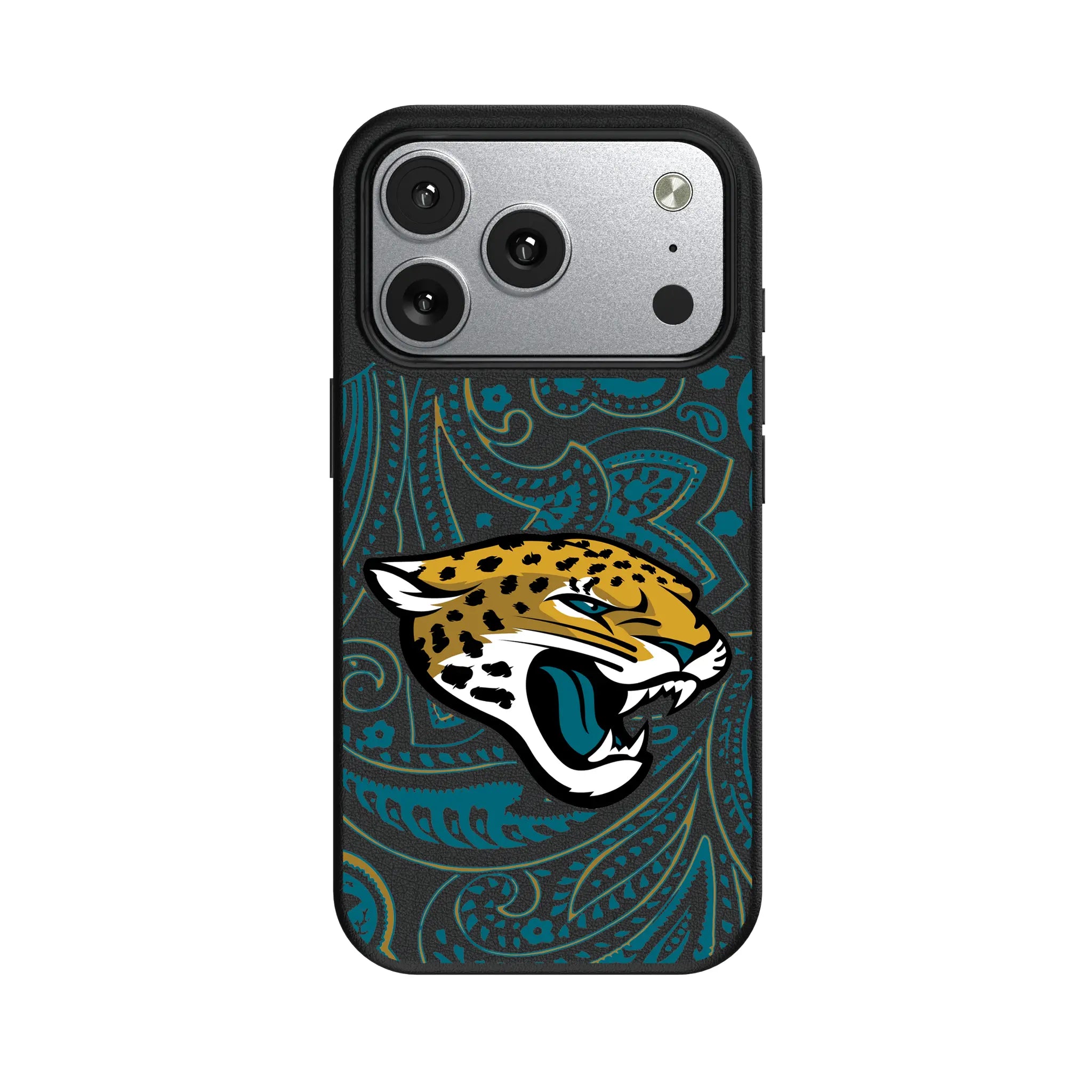 Jacksonville Jaguars Paisley iPhone MagSafe Compatible Phone Case for Apple iPhone#Device_iPhone 17 Pro