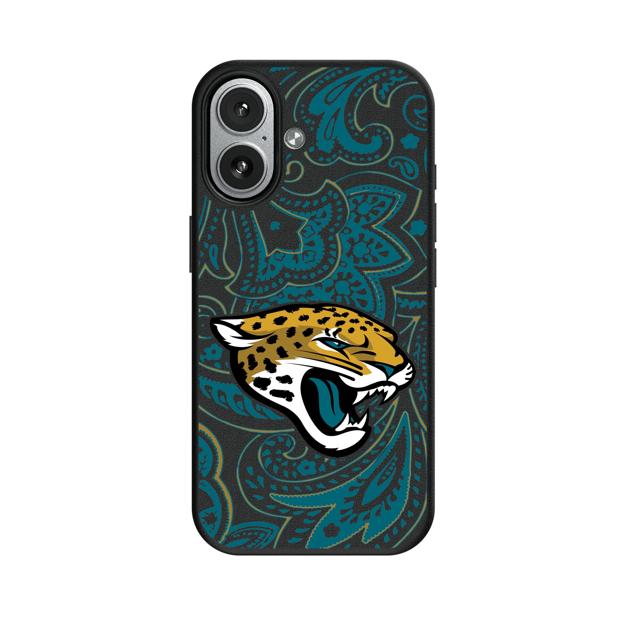 Jacksonville Jaguars Paisley iPhone MagSafe Compatible Phone Case for Apple iPhone#Device_iPhone 17