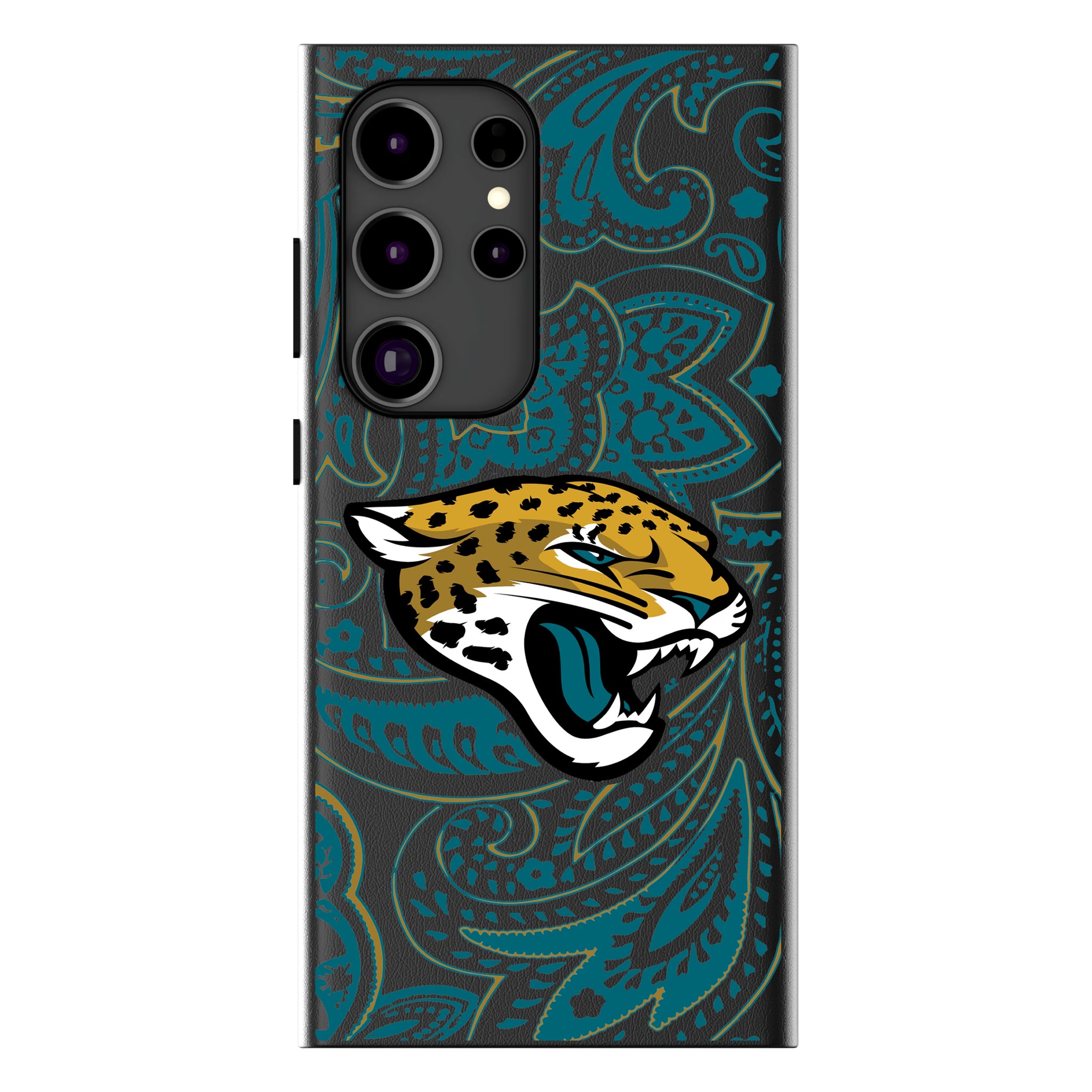 Jacksonville Jaguars Paisley Galaxy MagSafe Compatible Phone Case for Samsung Galaxy