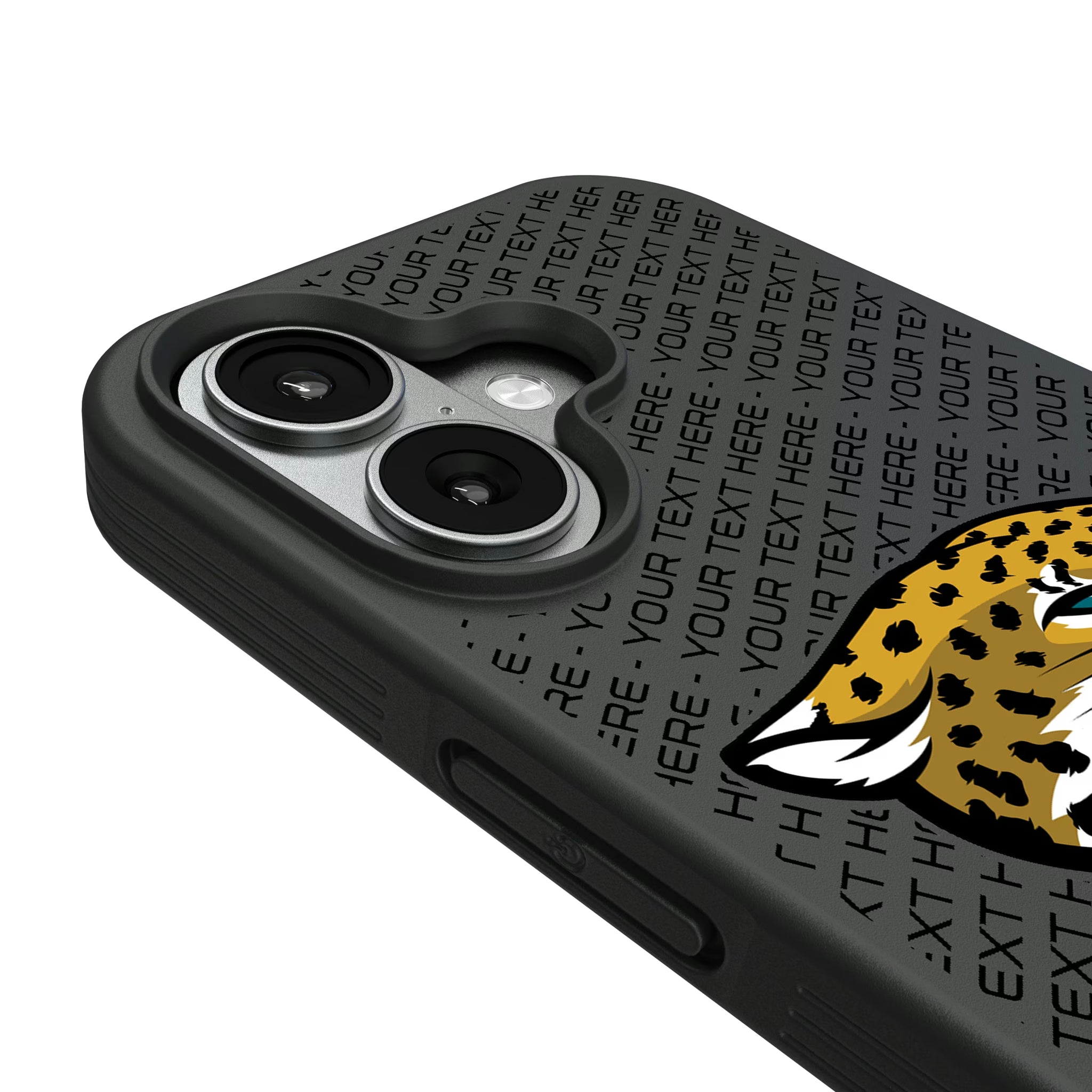 Jacksonville Jaguars Personalized EndZone Plus iPhone Bump Phone Case for Apple iPhone - Detail#Device_iPhone 17