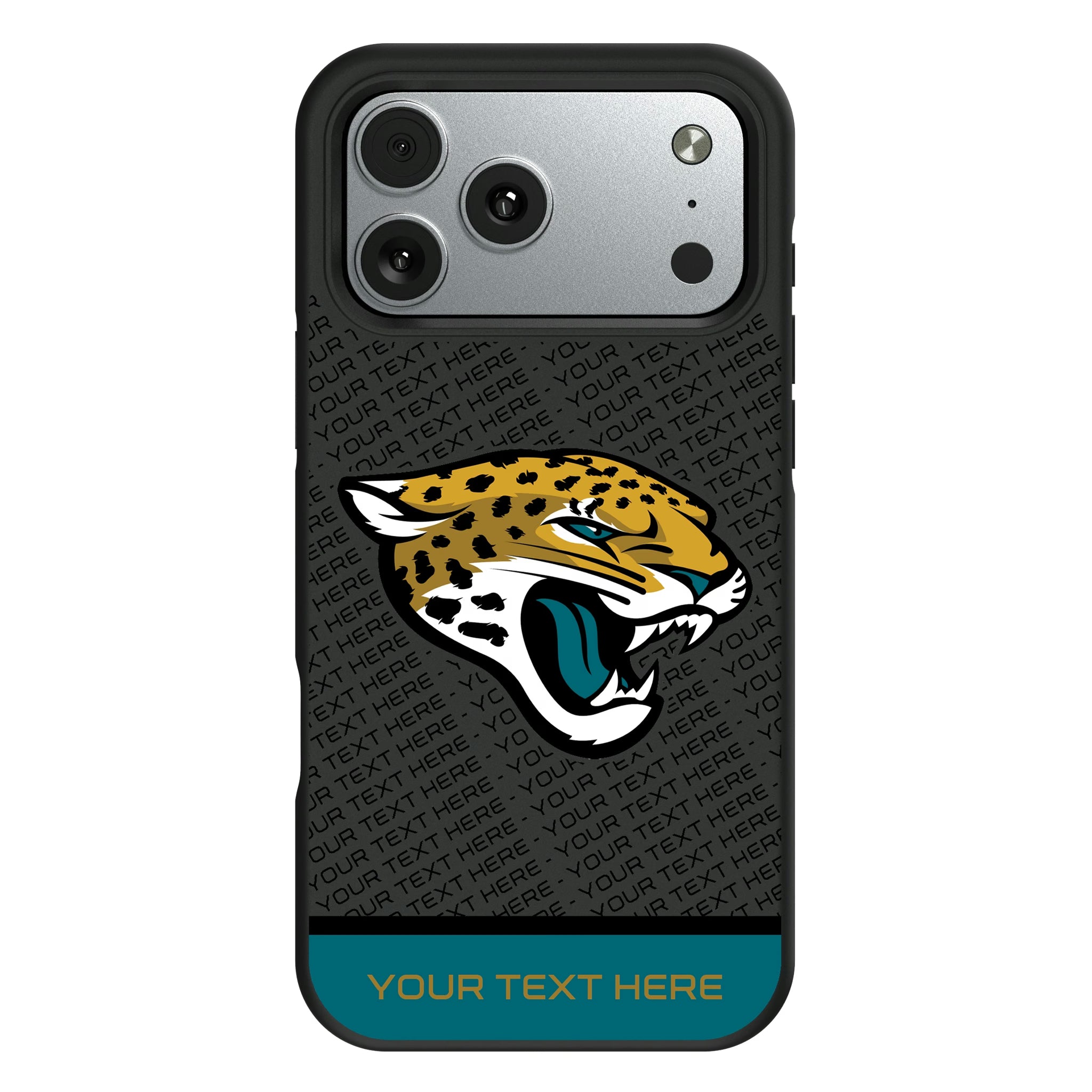 Jacksonville Jaguars Personalized EndZone Plus iPhone Bump Phone Case for Apple iPhone#Device_iPhone 17 Pro Max