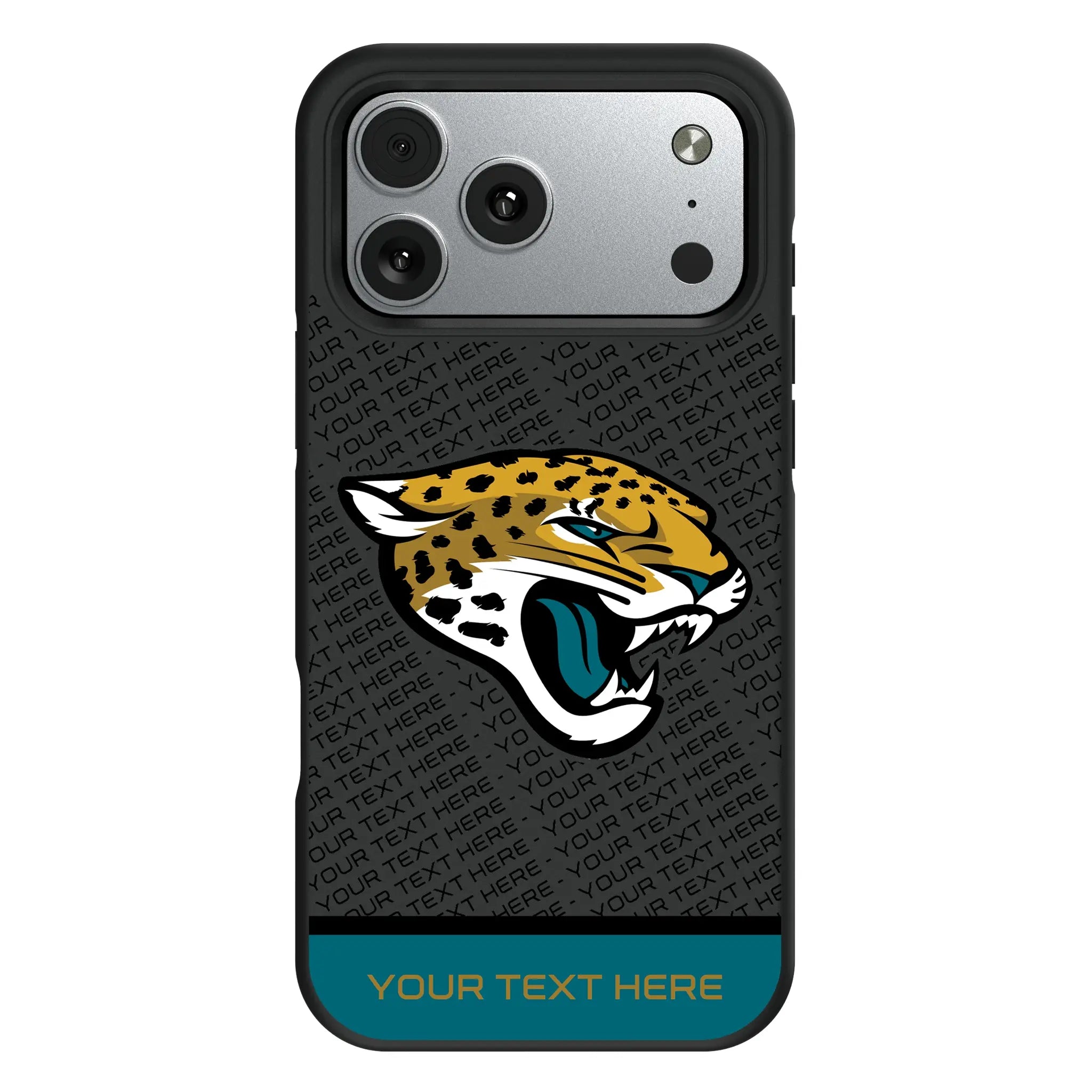 Jacksonville Jaguars Personalized EndZone Plus iPhone Bump Phone Case for Apple iPhone#Device_iPhone 17 Pro Max