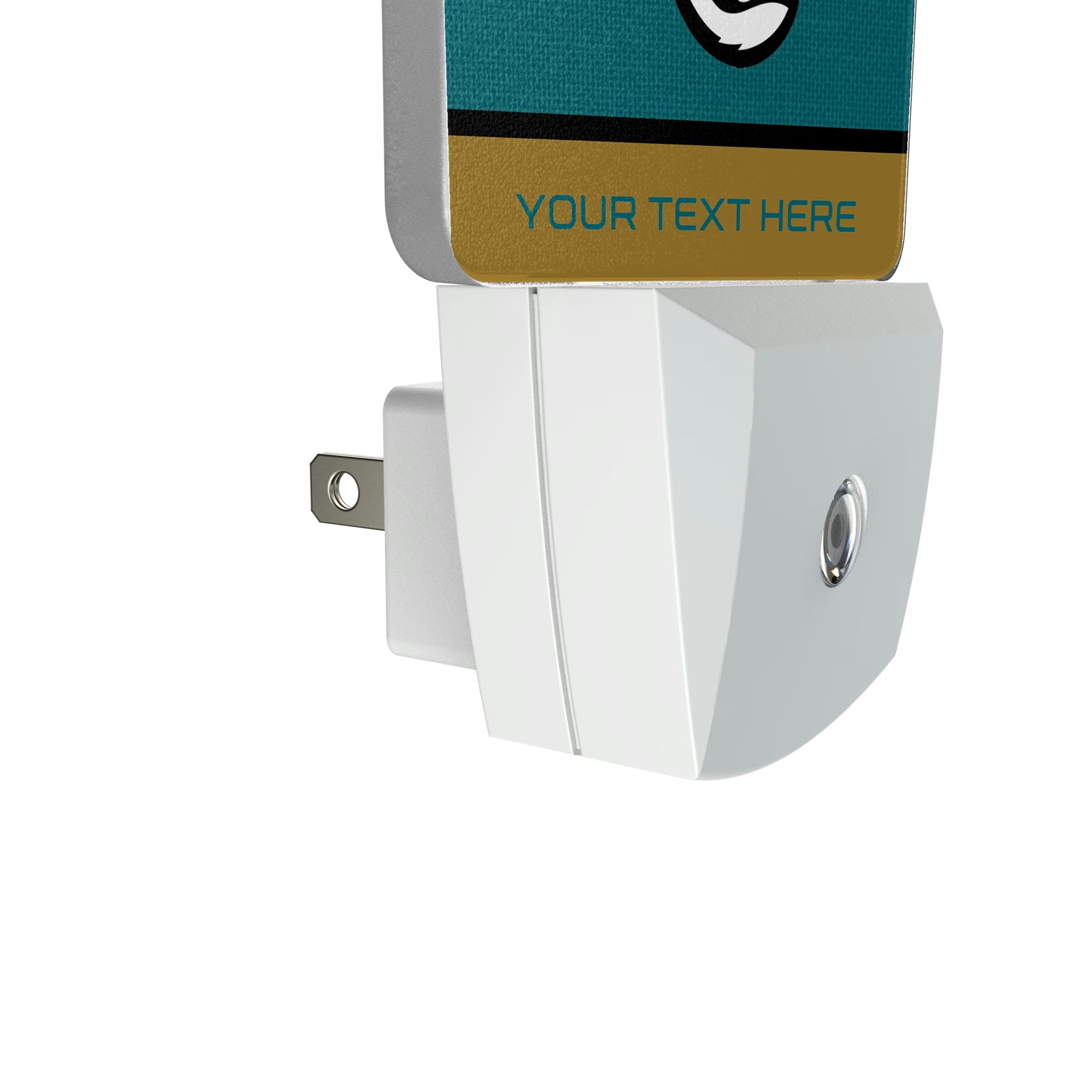 Jacksonville Jaguars Personalized Endzone Solid Night Light 2-Pack - Detail
