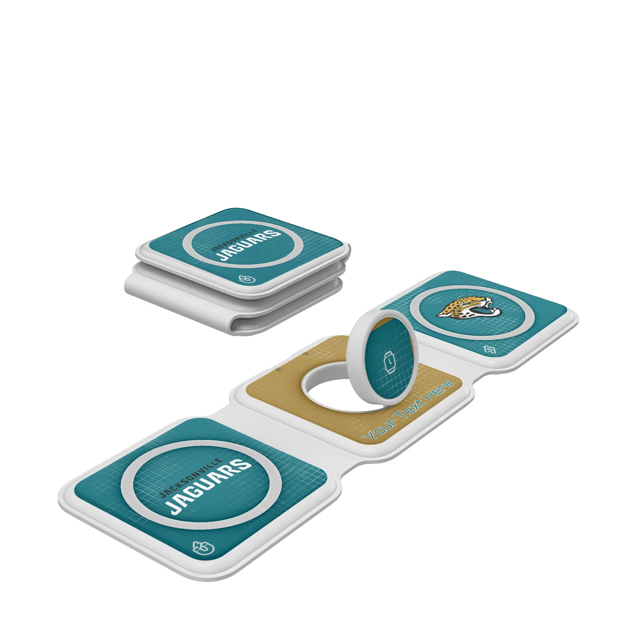 Jacksonville Jaguars Personalized Hatch Foldable 3 in 1 Charger