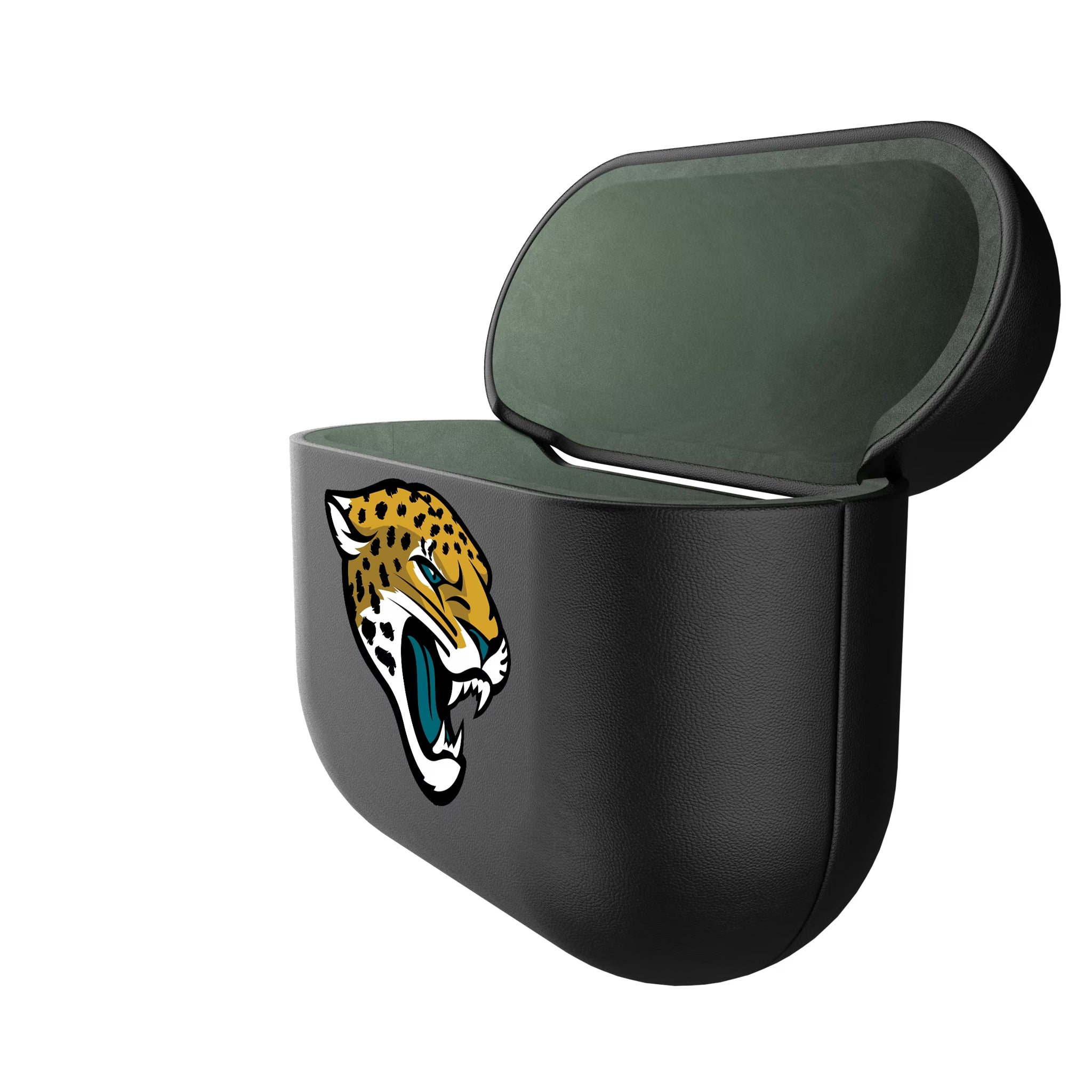 Jacksonville Jaguars Personalized Insignia AirPods AirPod Case Cover - Isometric View#Device_AirPods 3rd Gen