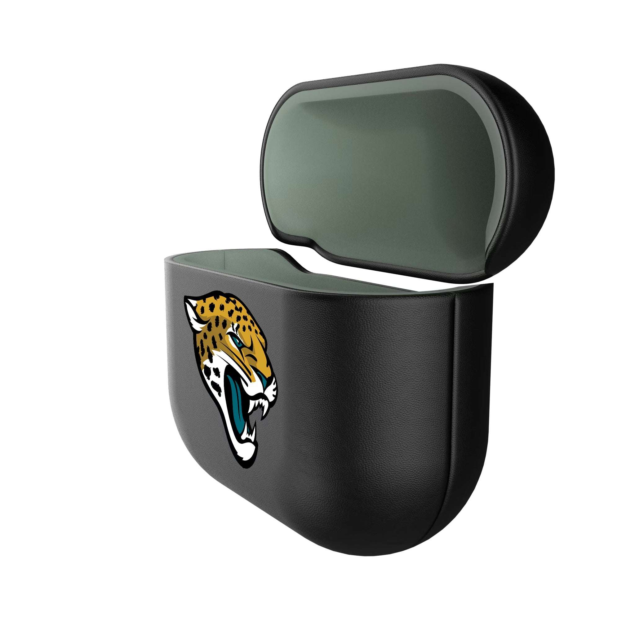 Jacksonville Jaguars Personalized Insignia AirPods AirPod Case Cover - Isometric View#Device_AirPods 4