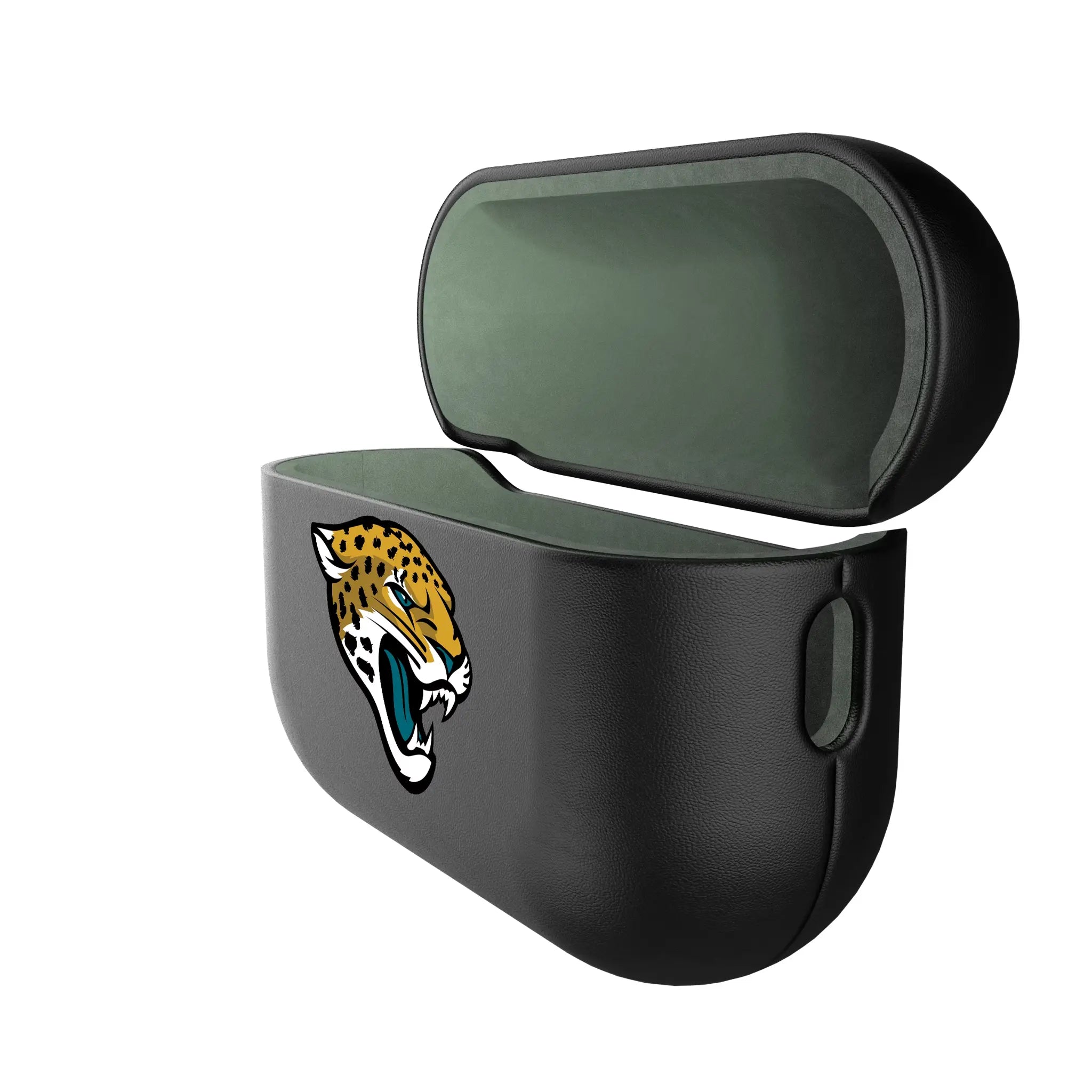 Jacksonville Jaguars Personalized Insignia AirPods AirPod Case Cover - Isometric View#Device_AirPods Pro 2nd Gen