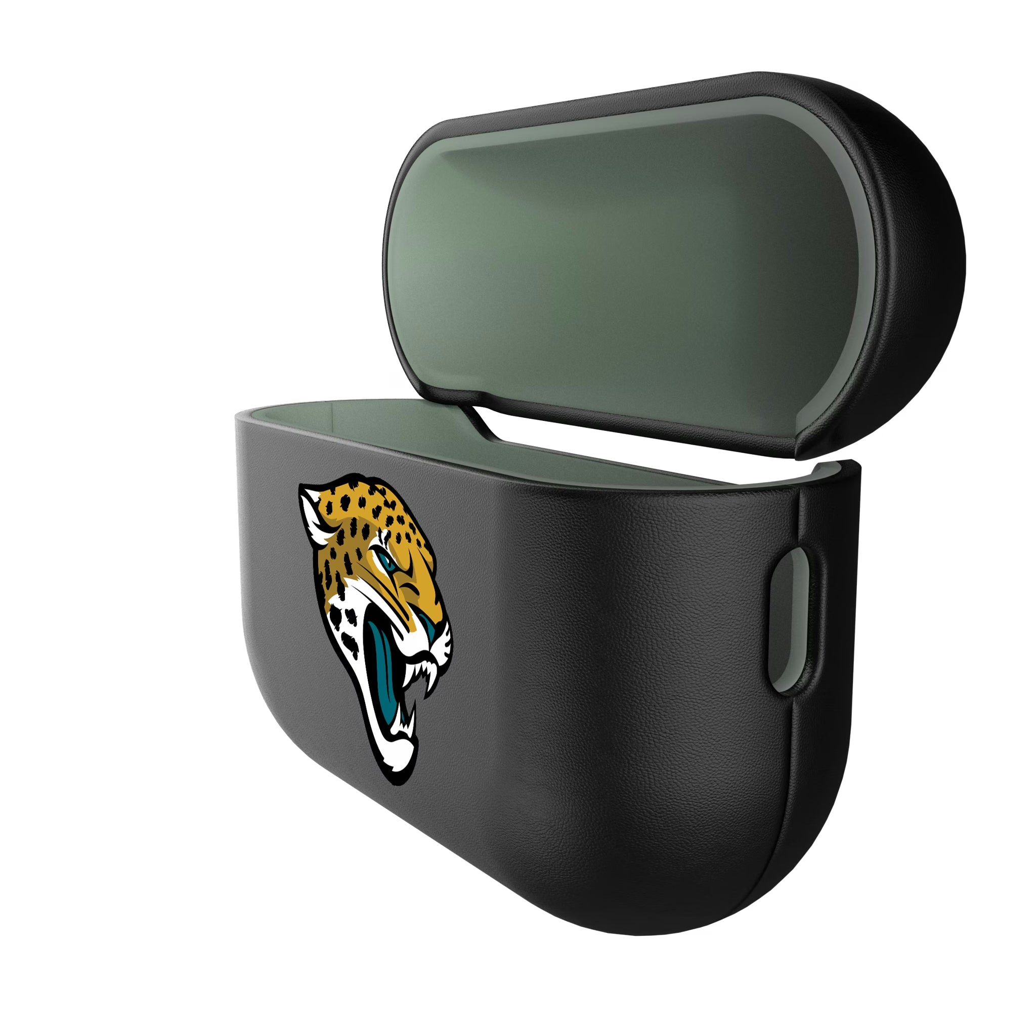 Jacksonville Jaguars Personalized Insignia AirPods AirPod Case Cover - Isometric View#Device_AirPods Pro 3