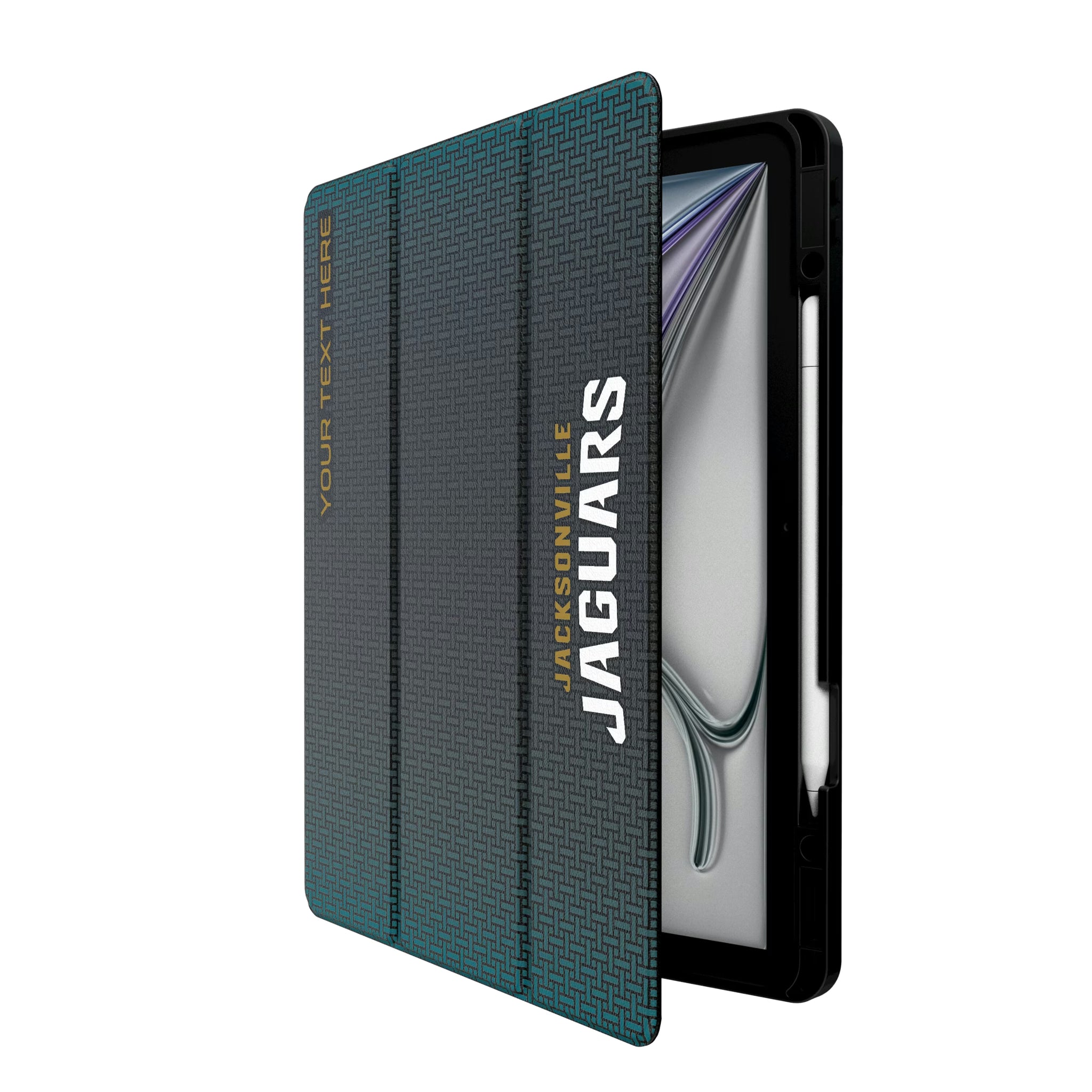 Jacksonville Jaguars Personalized Linen iPad Tablet Case for Apple iPad