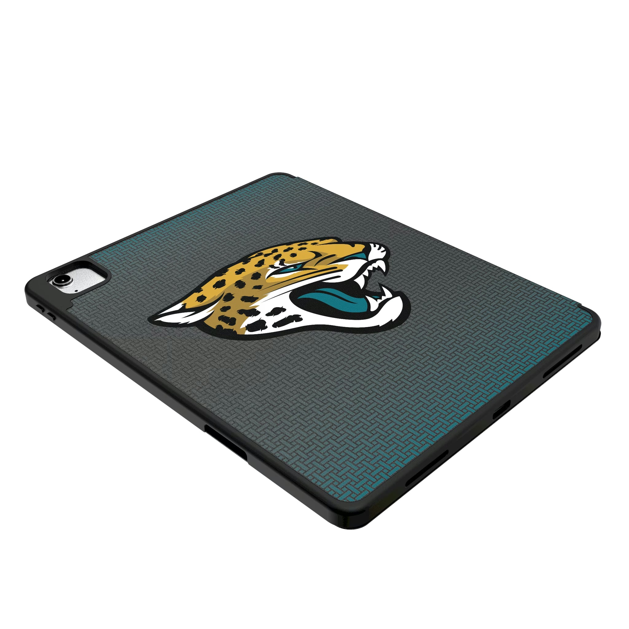 Jacksonville Jaguars Personalized Linen iPad Tablet Case for Apple iPad - Isometric View