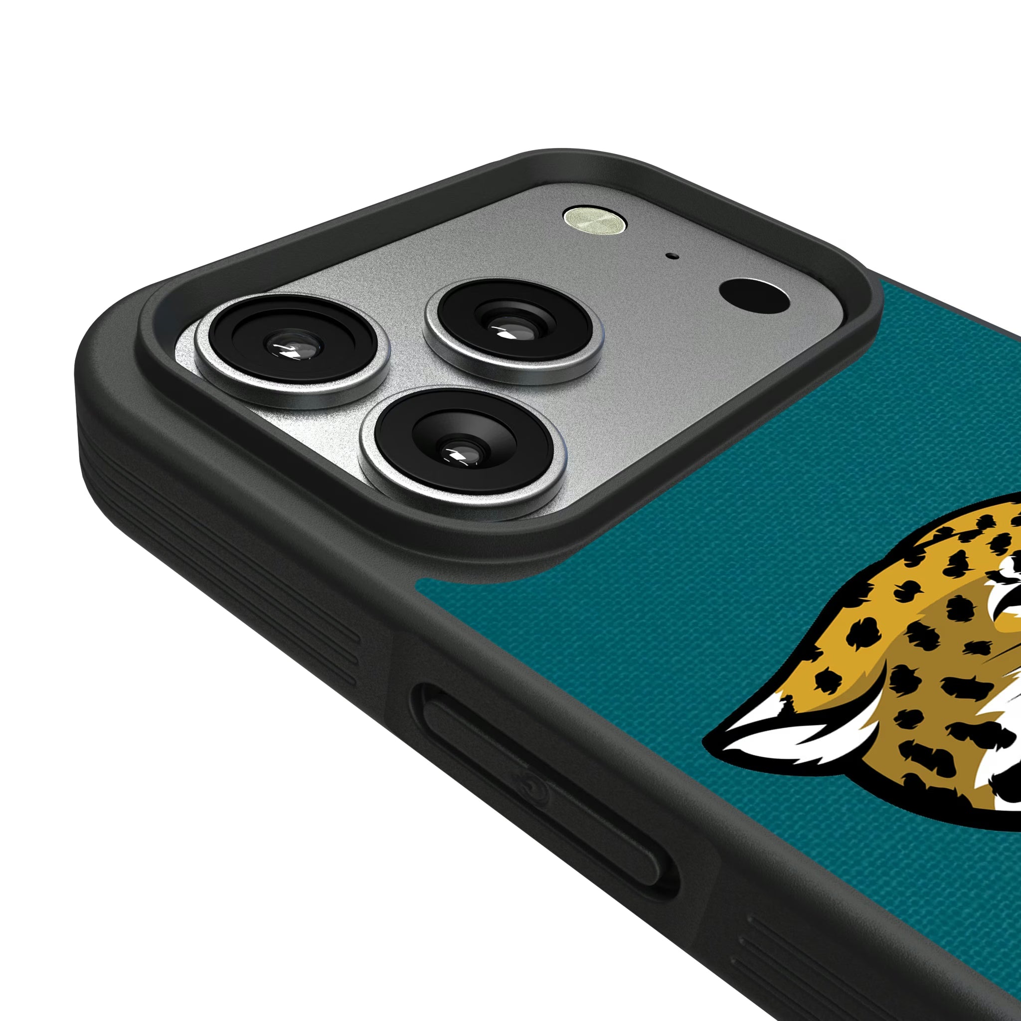 Jacksonville Jaguars Personalized Stripe iPhone Bump Phone Case for Apple iPhone - Detail#Device_iPhone 17 Pro