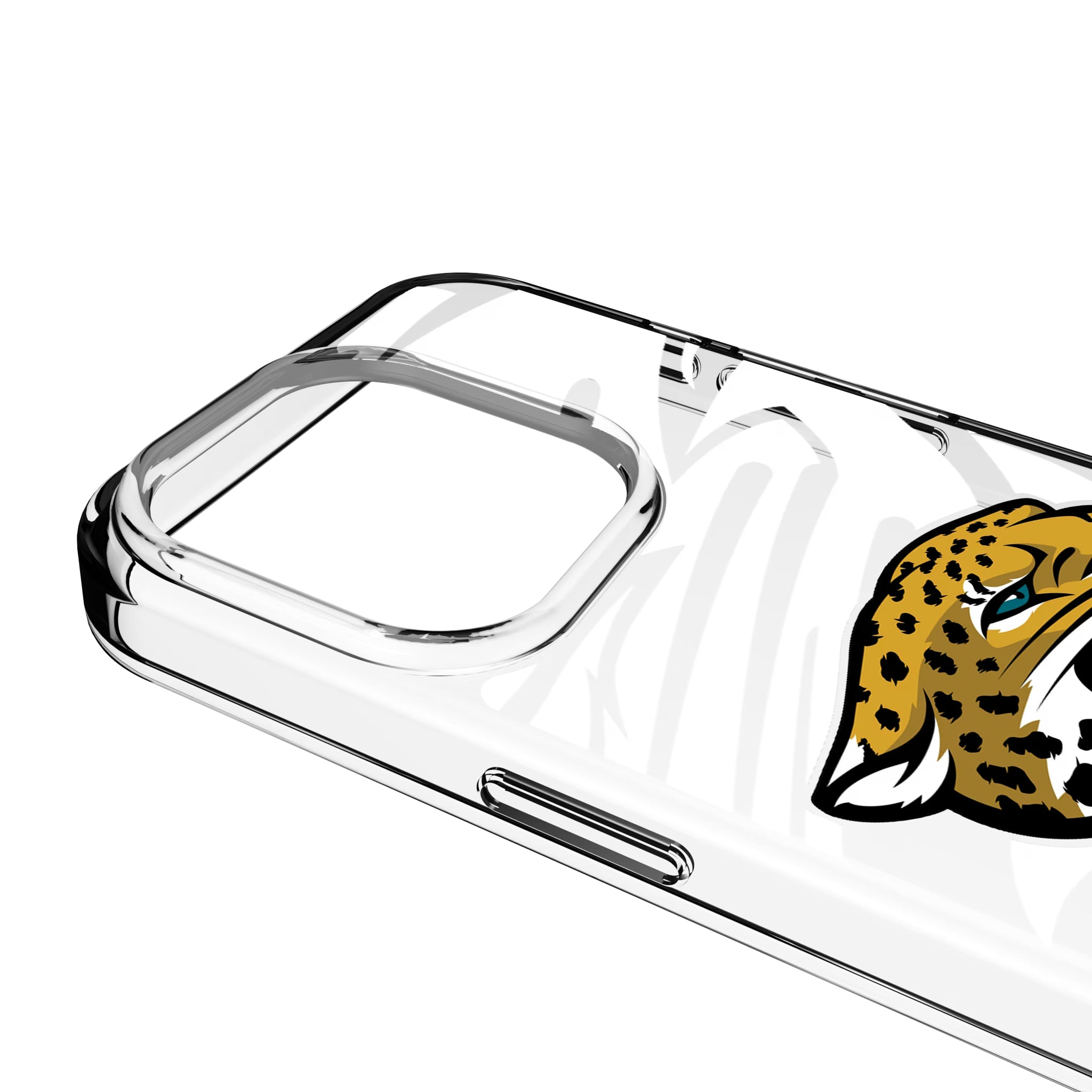 Jacksonville Jaguars Personalized Tilt iPhone Clear Phone Case for Apple iPhone - Detail