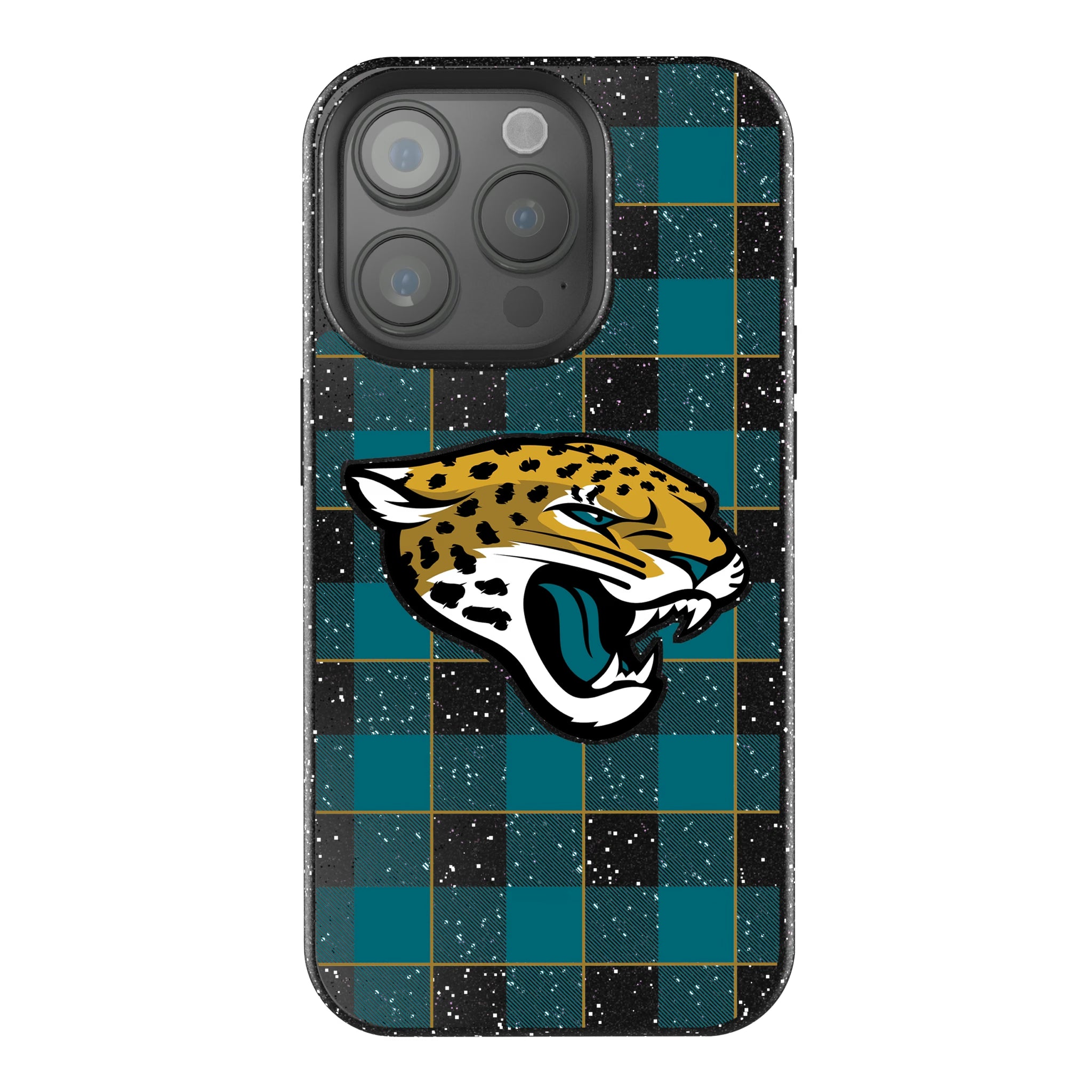 Jacksonville Jaguars Plaid iPhone Bling Phone Case for Apple iPhone