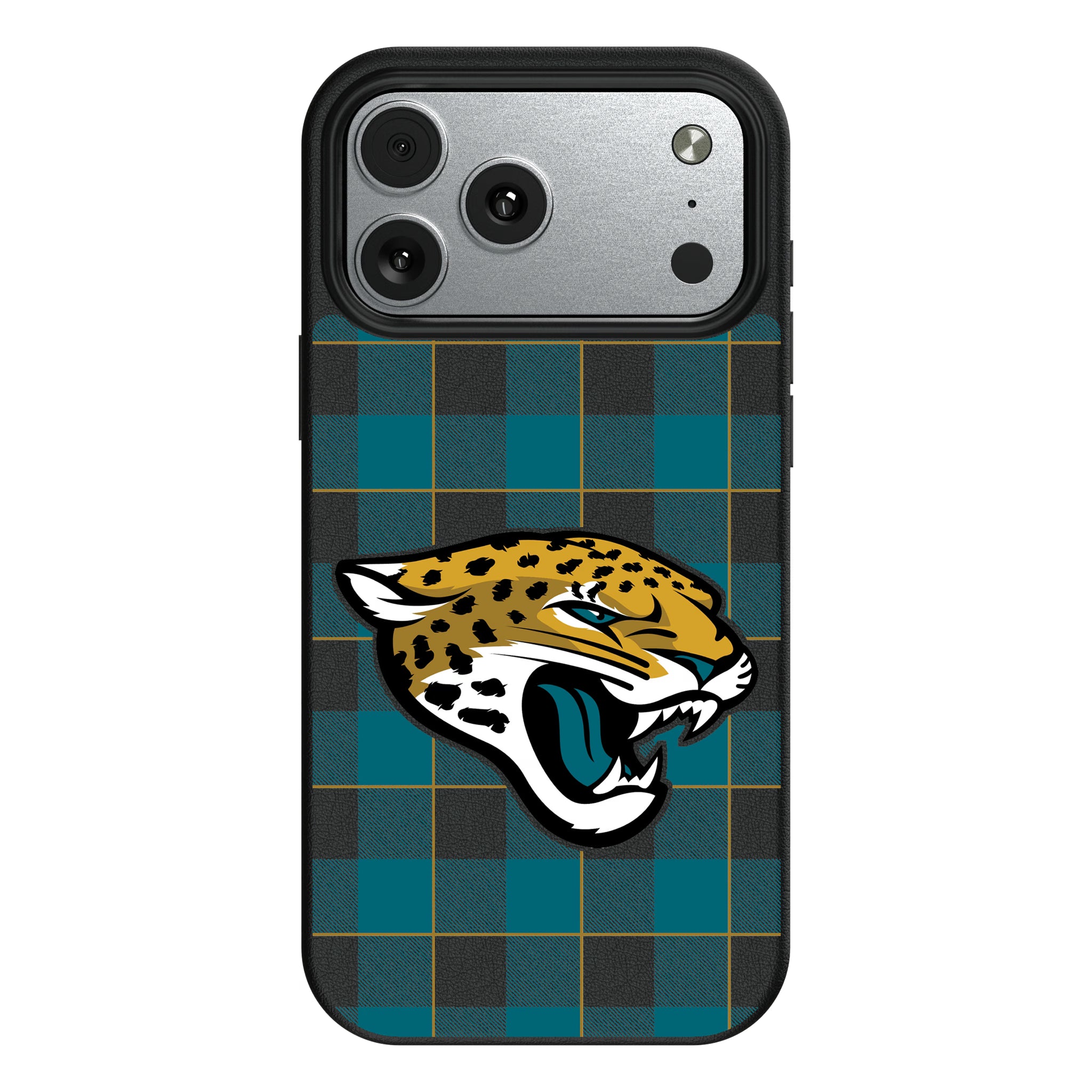 Jacksonville Jaguars Plaid iPhone MagSafe Compatible Phone Case for Apple iPhone#Device_iPhone 17 Pro Max